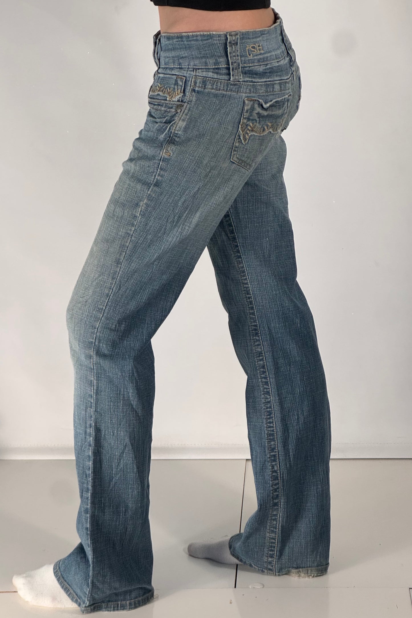 Lågmidjade jeans stl: S