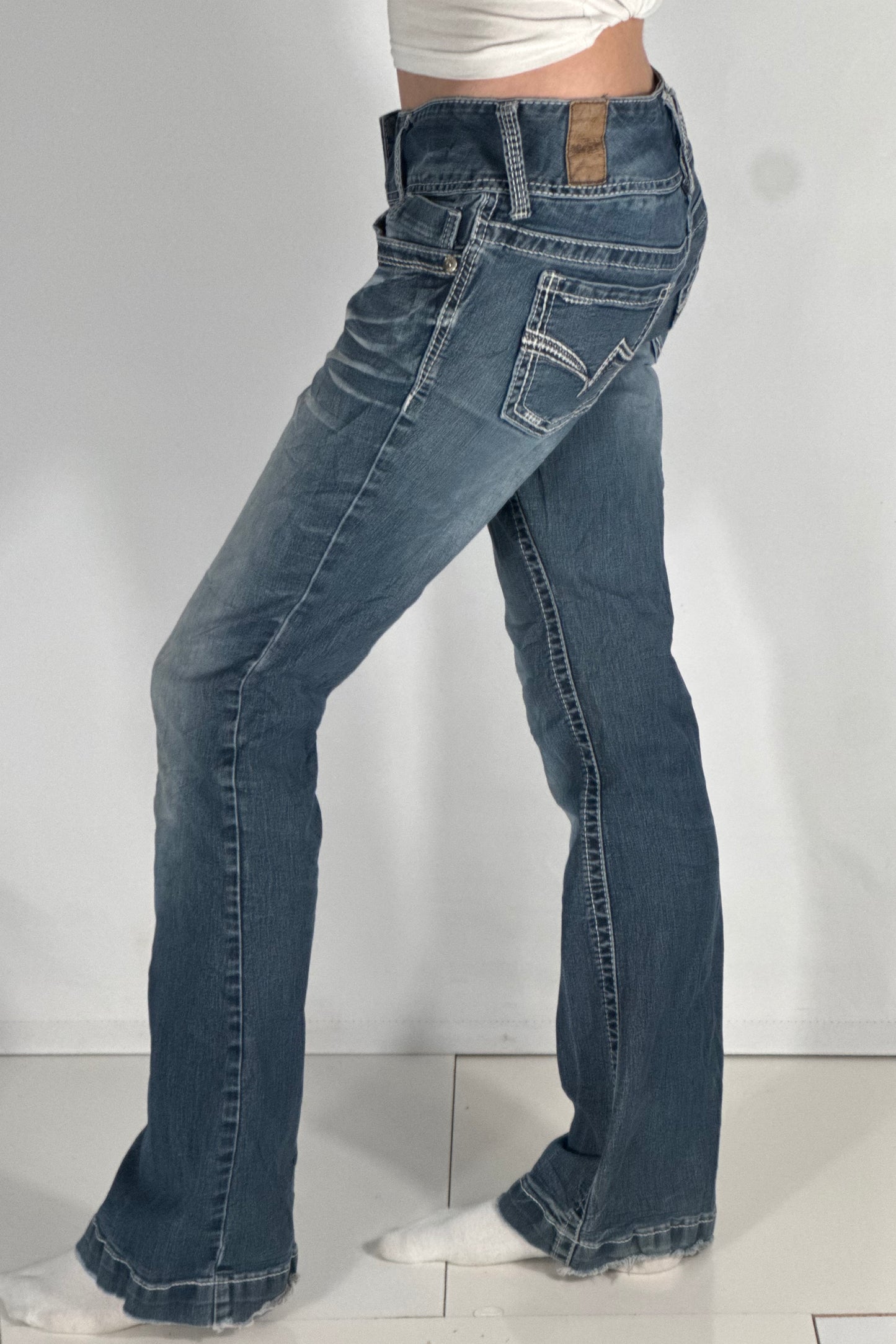 Lågmidjade jeans stl: S
