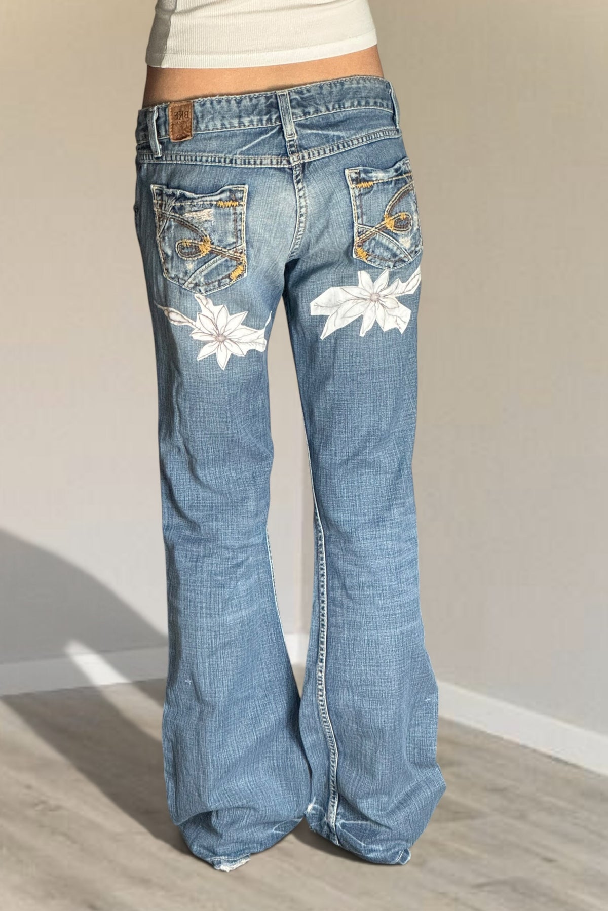 Lågmidjade jeans stl: S