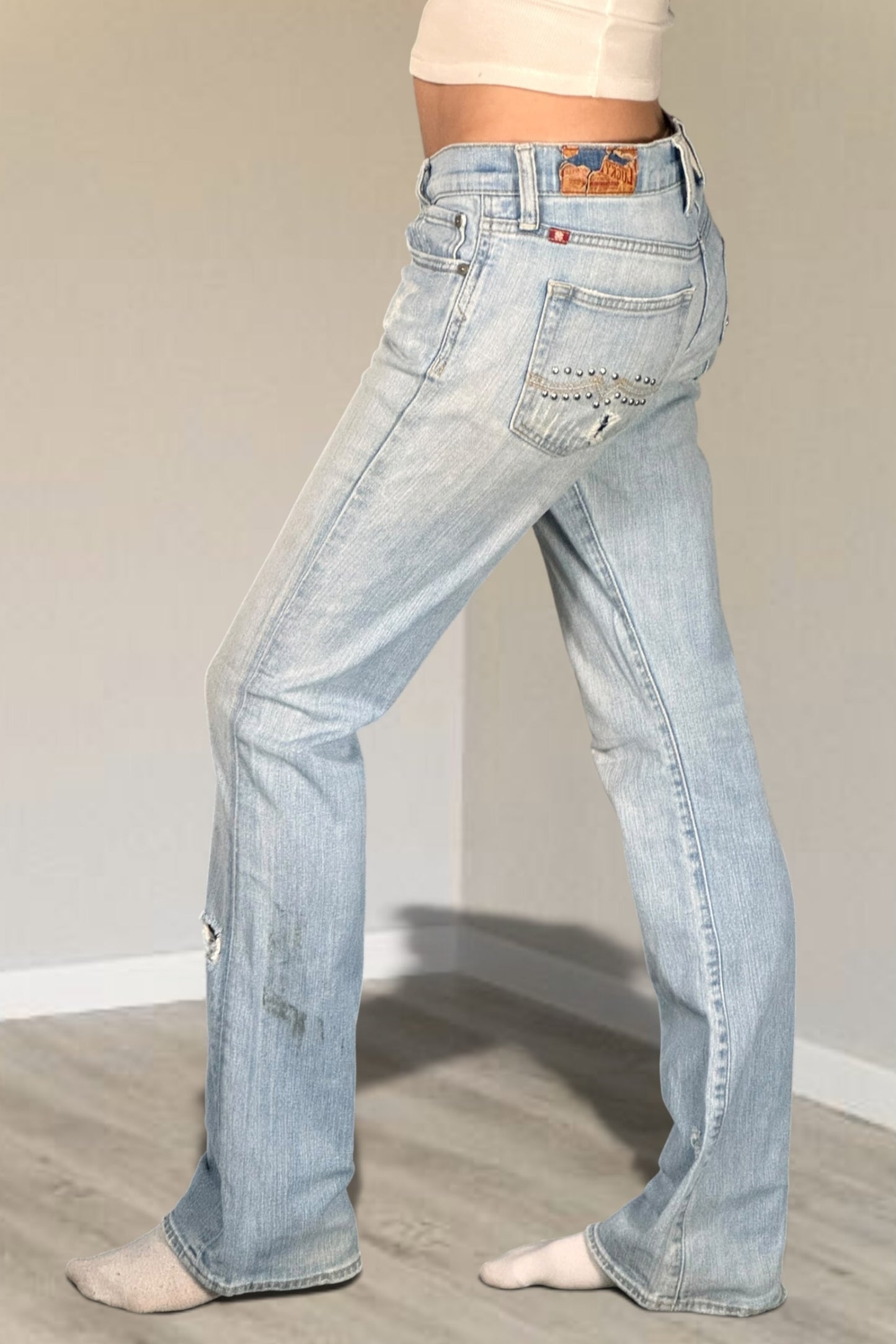 Lågmidjade jeans stl: S