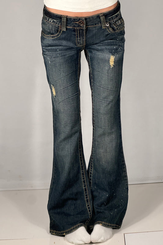 Lavtaljede jeans str: S