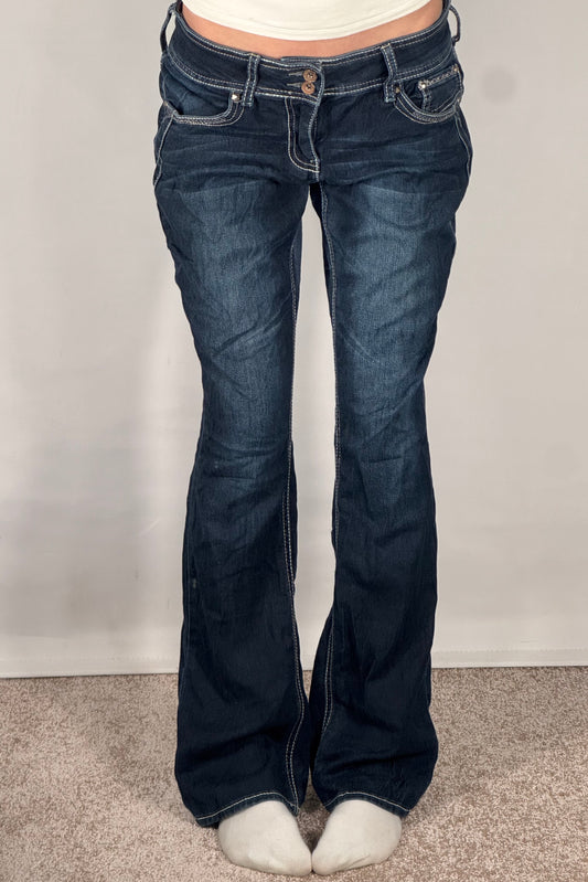 Lågmidjade jeans stl: S/M