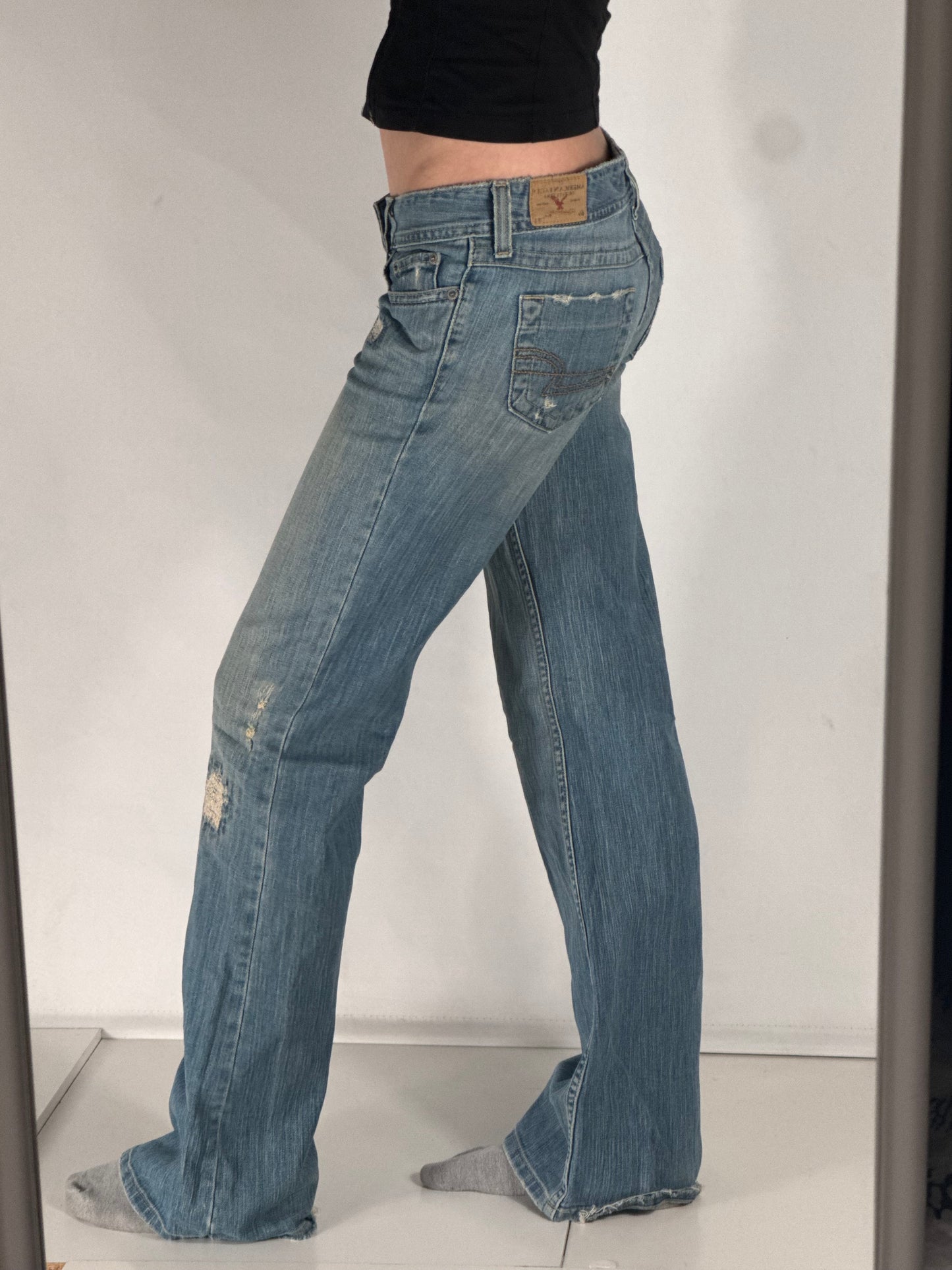 Lågmidjade jeans stl: S