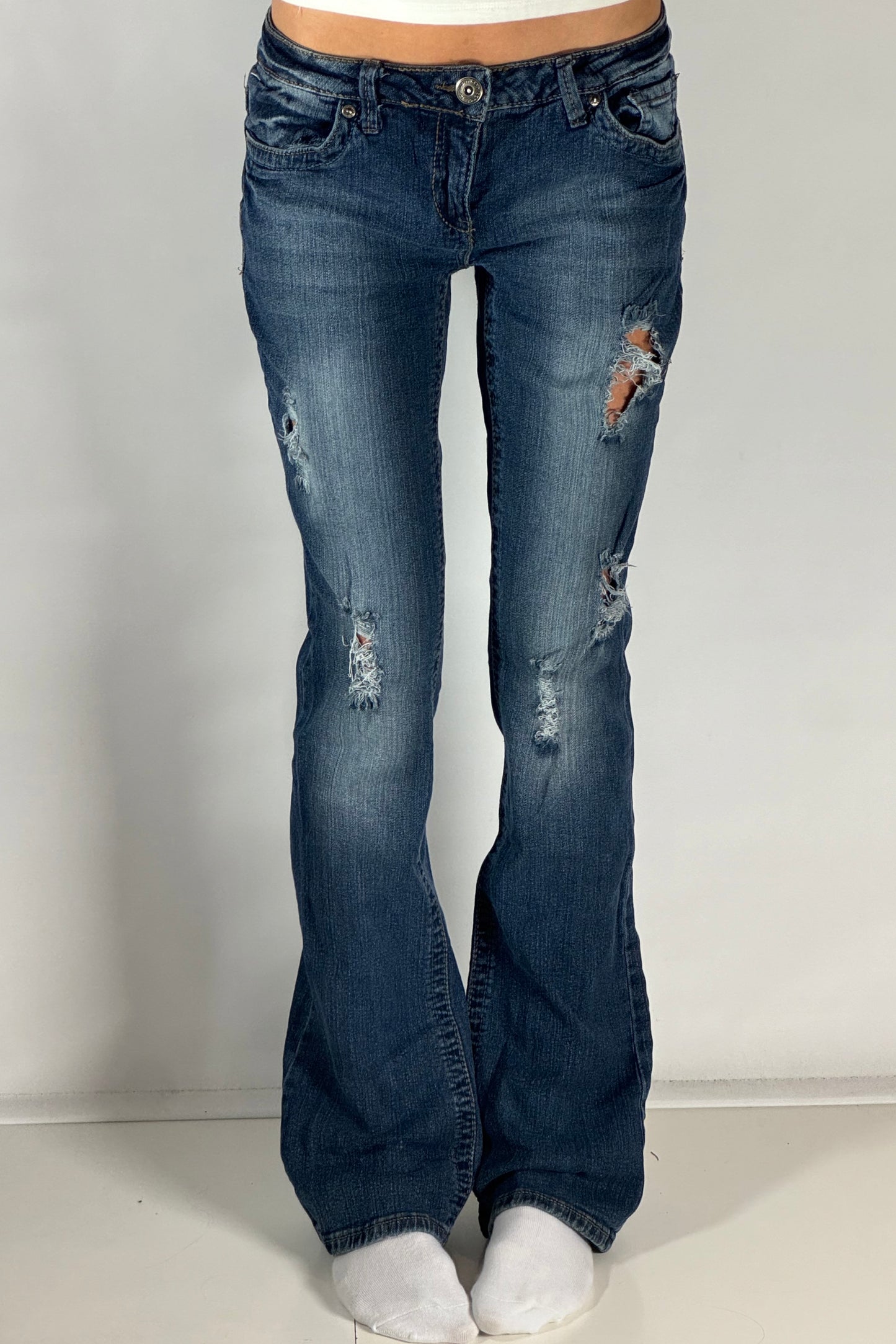 Lågmidjade jeans stl: S