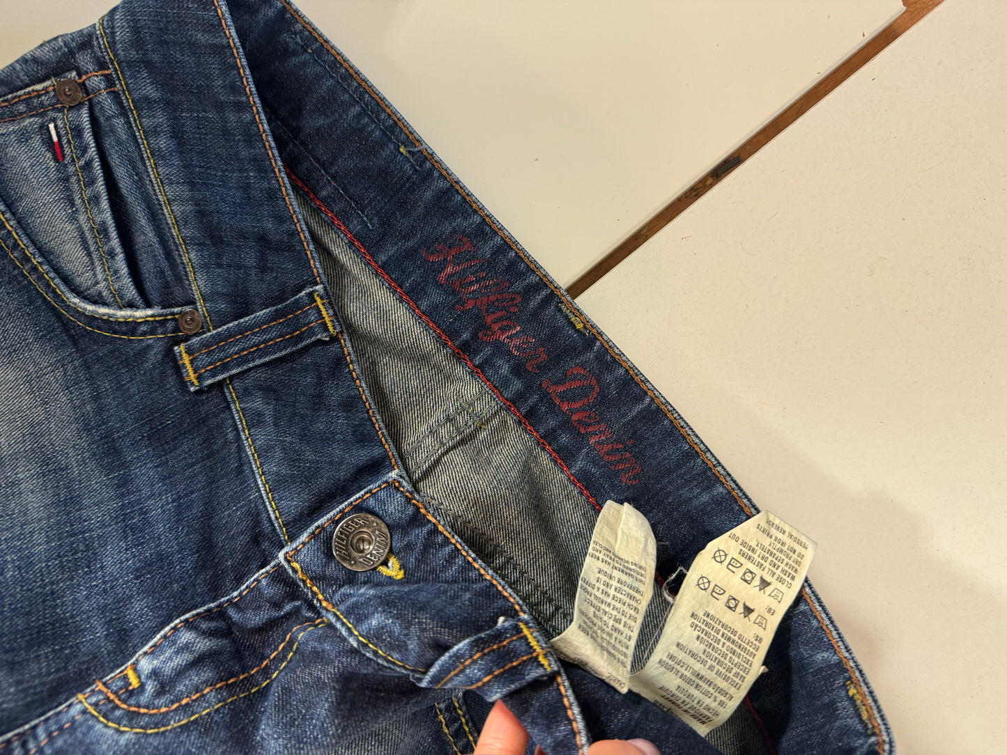 Lågmidjade jeans stl: S/M