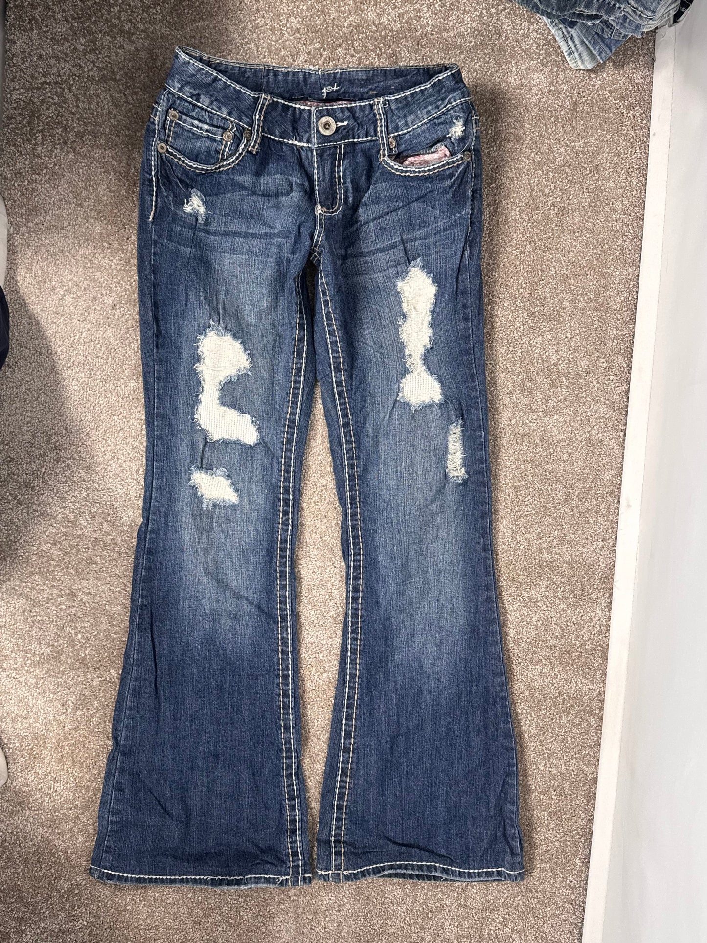 Lågmidjade jeans stl: XS