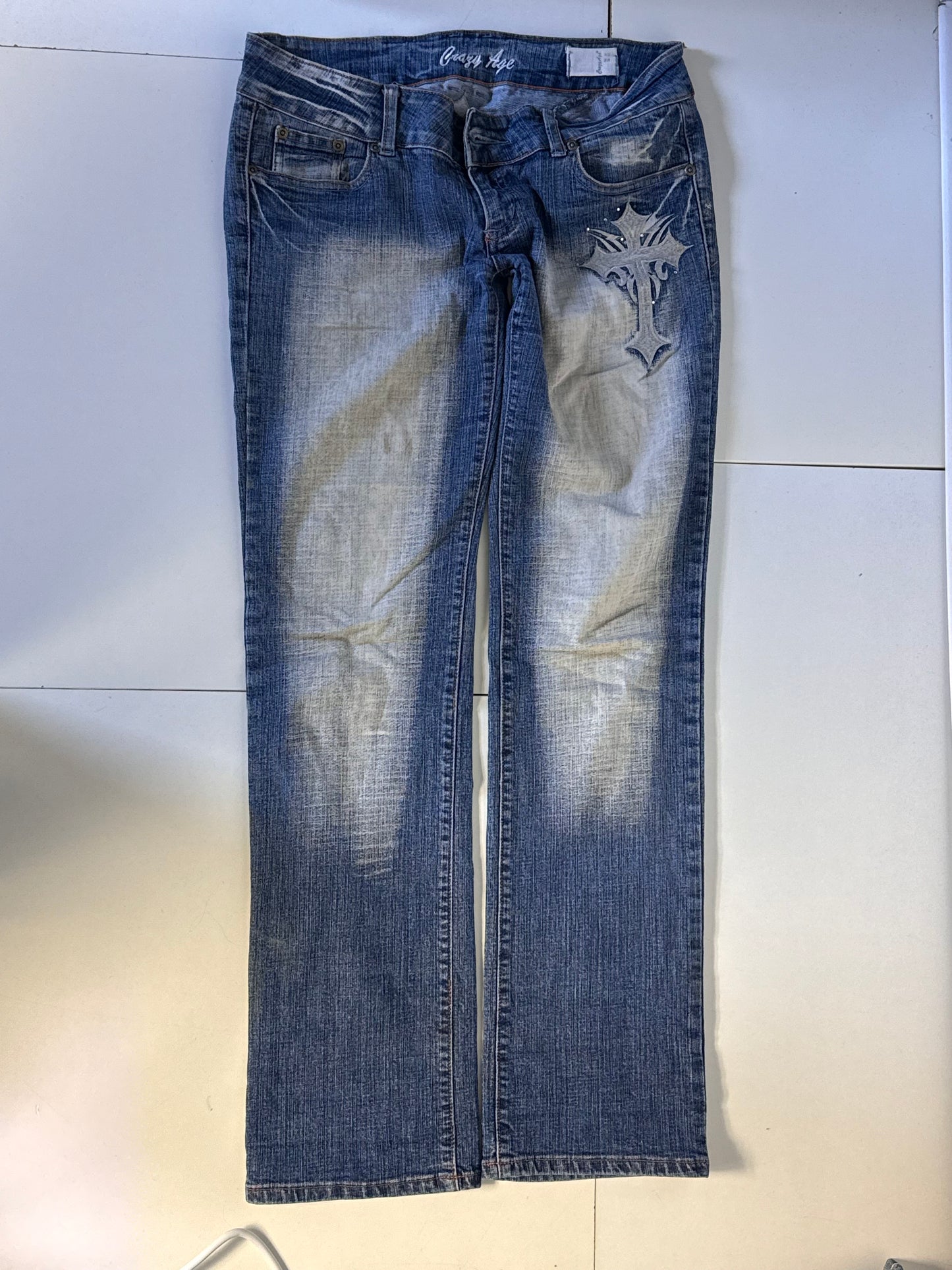 Lågmidjade jeans stl: S