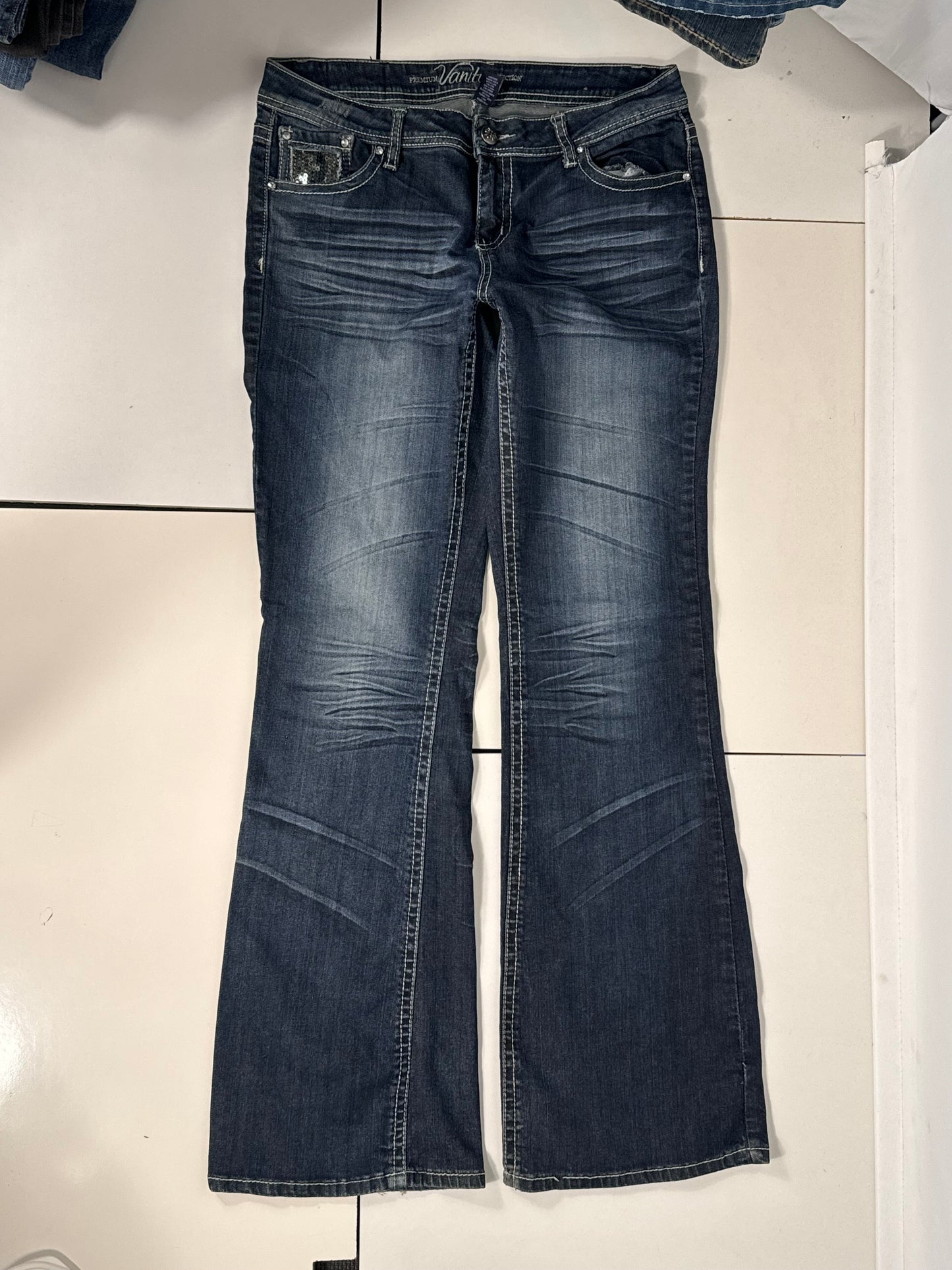 Lågmidjade jeans stl: L