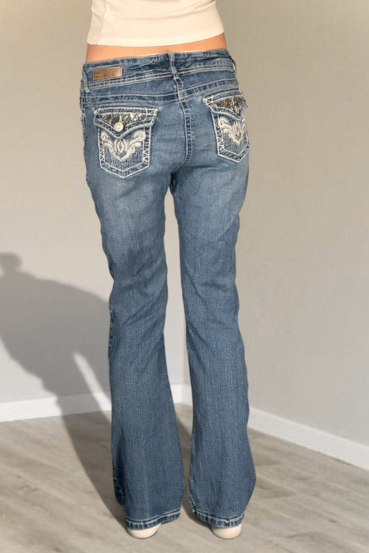 Lågmidjade jeans stl: S