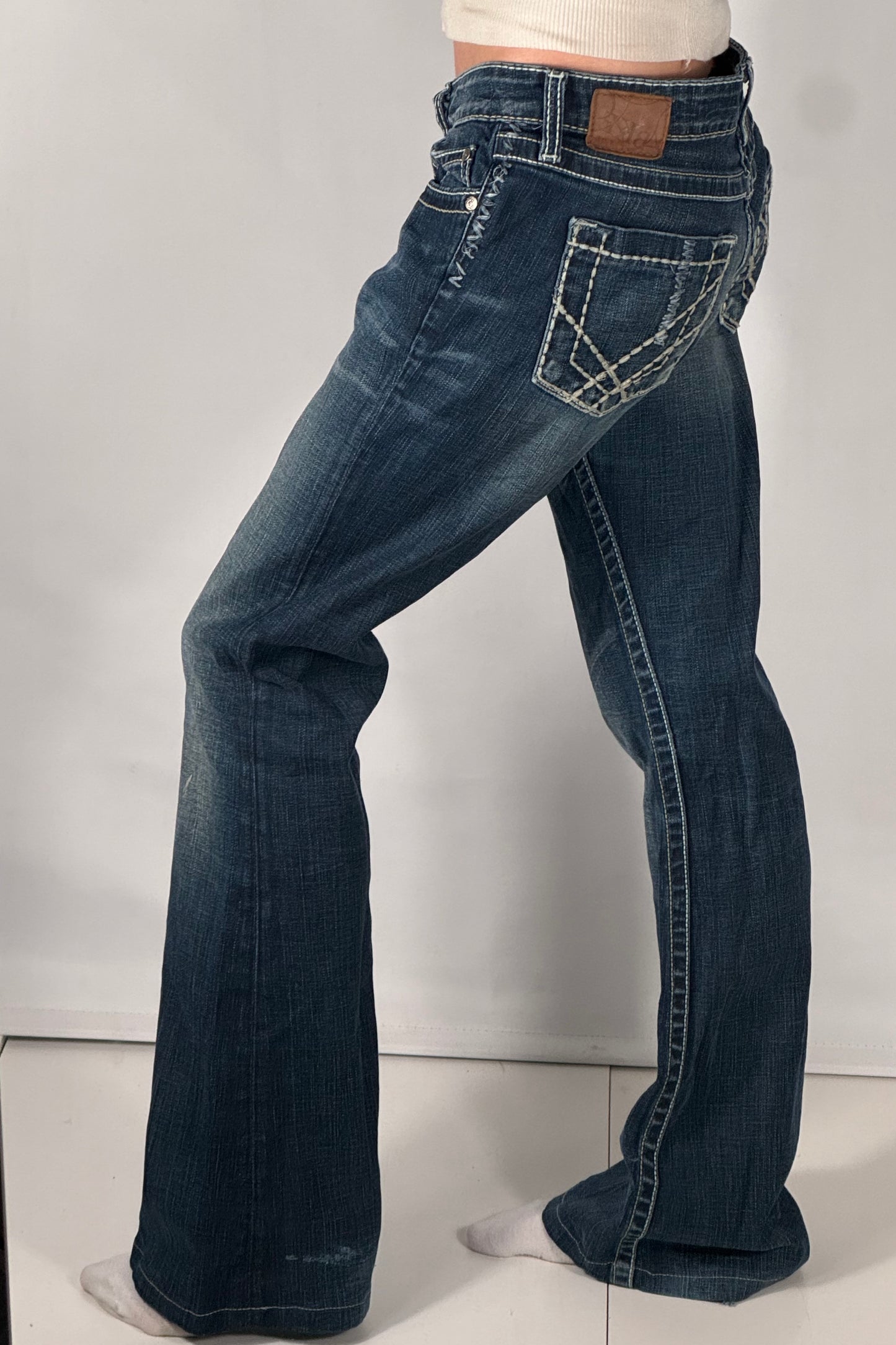 Lågmidjade jeans stl: S