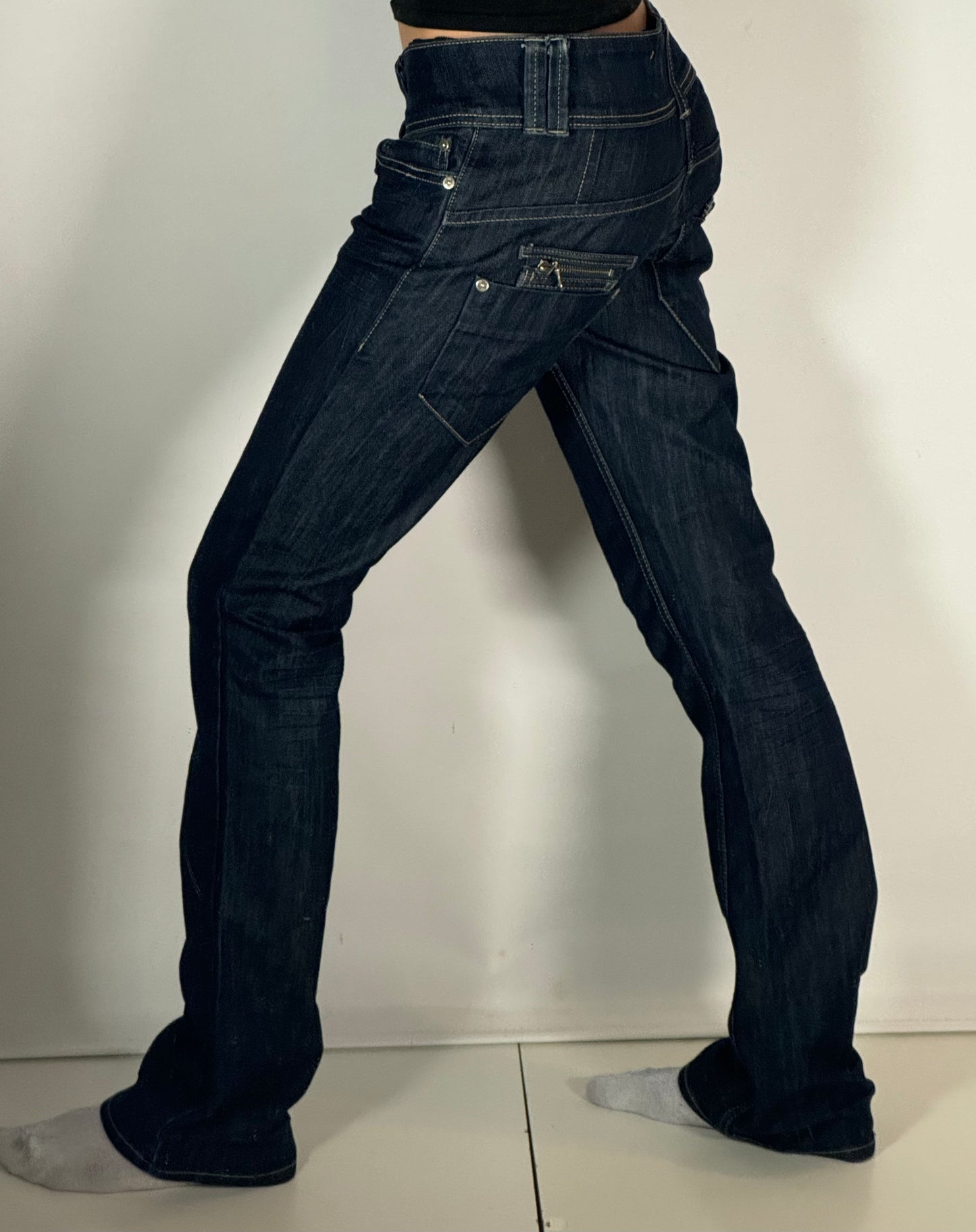 Lågmidjade jeans stl: S/M