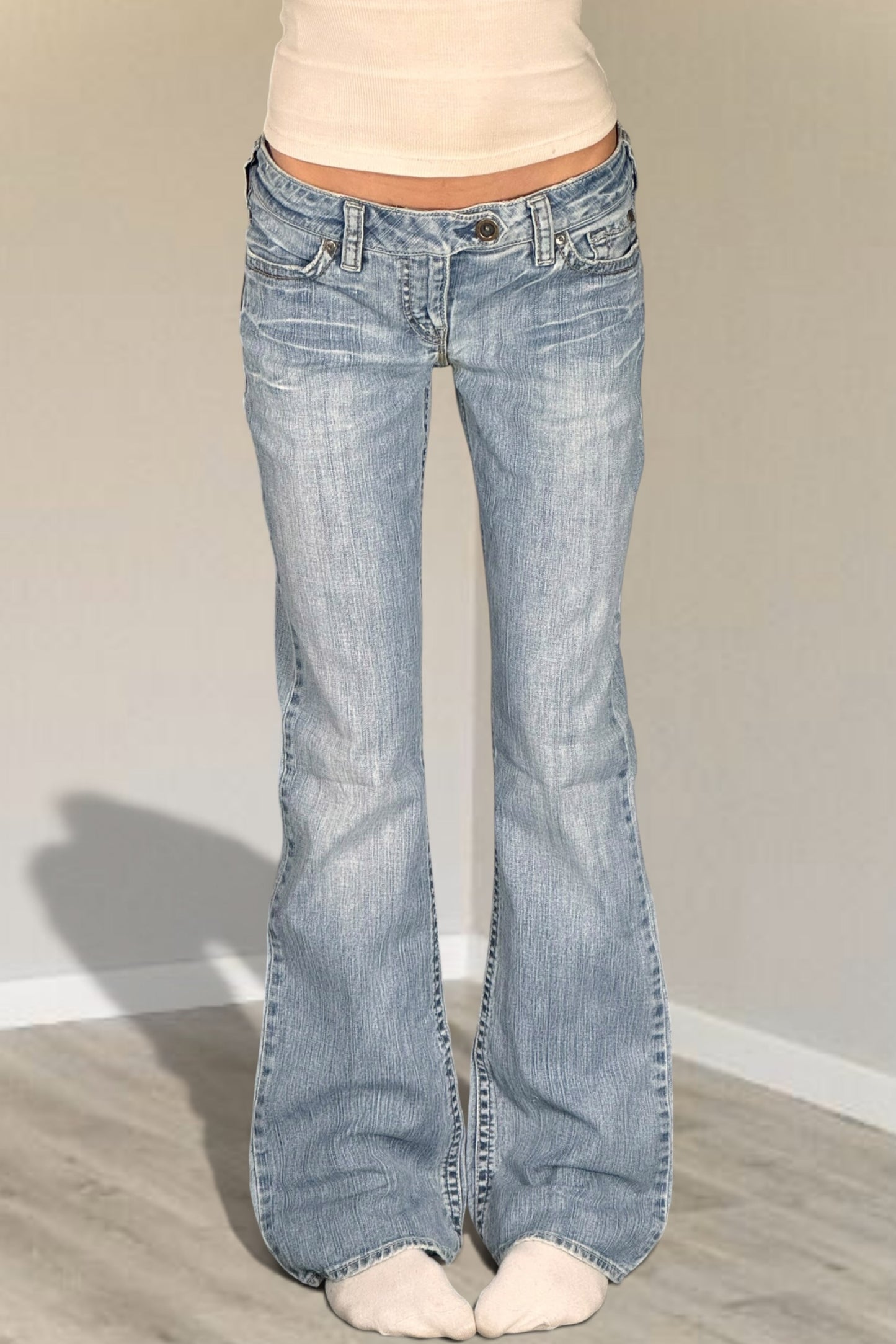Lågmidjade jeans stl: S
