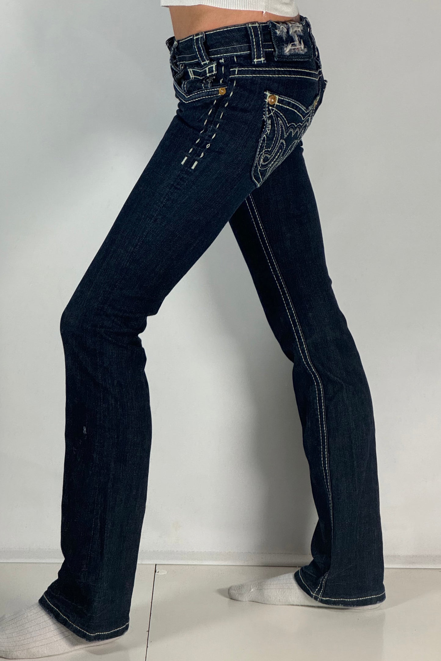 Lågmidjade jeans stl: XS