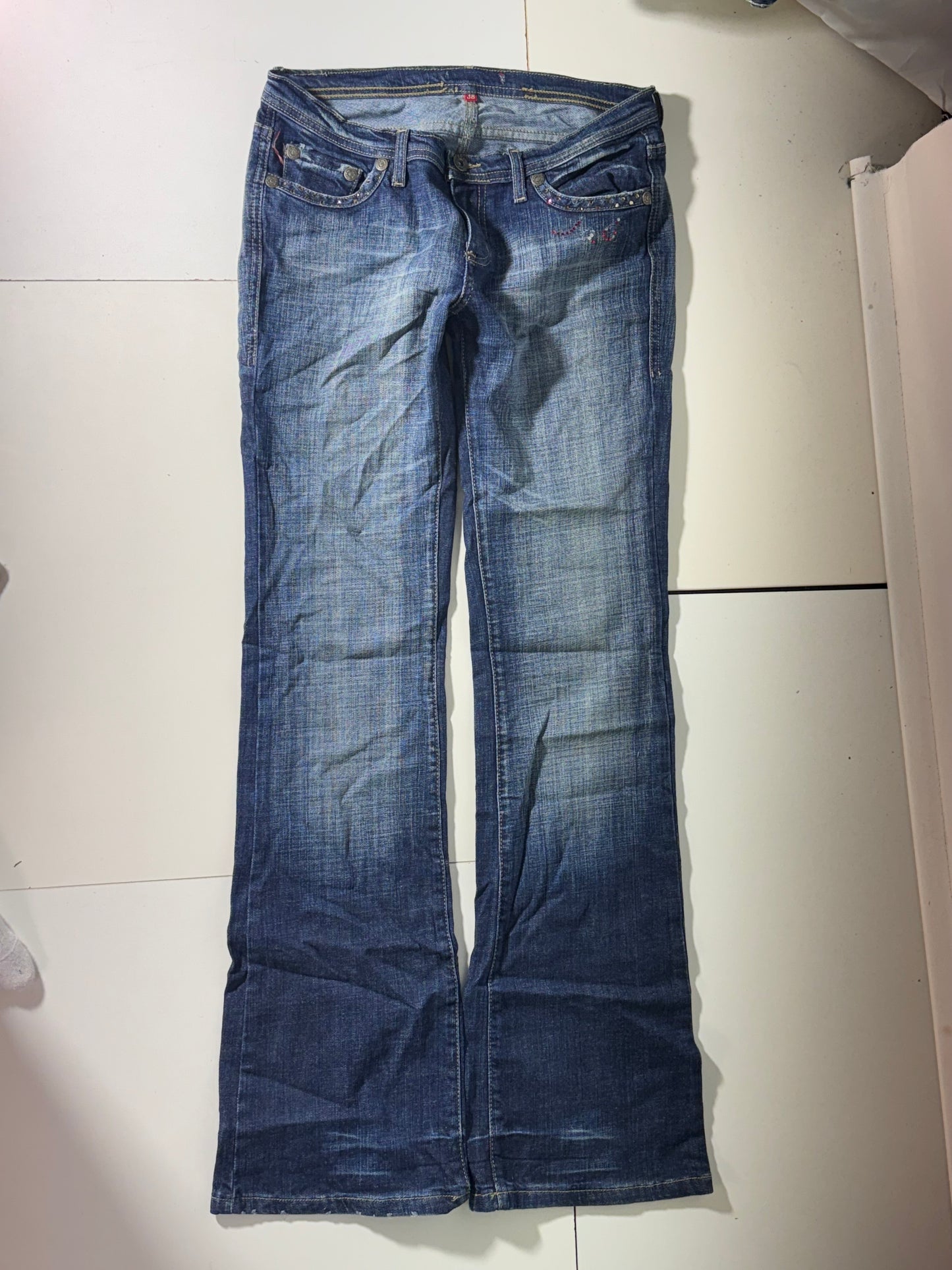 Lågmidjade jeans stl: S