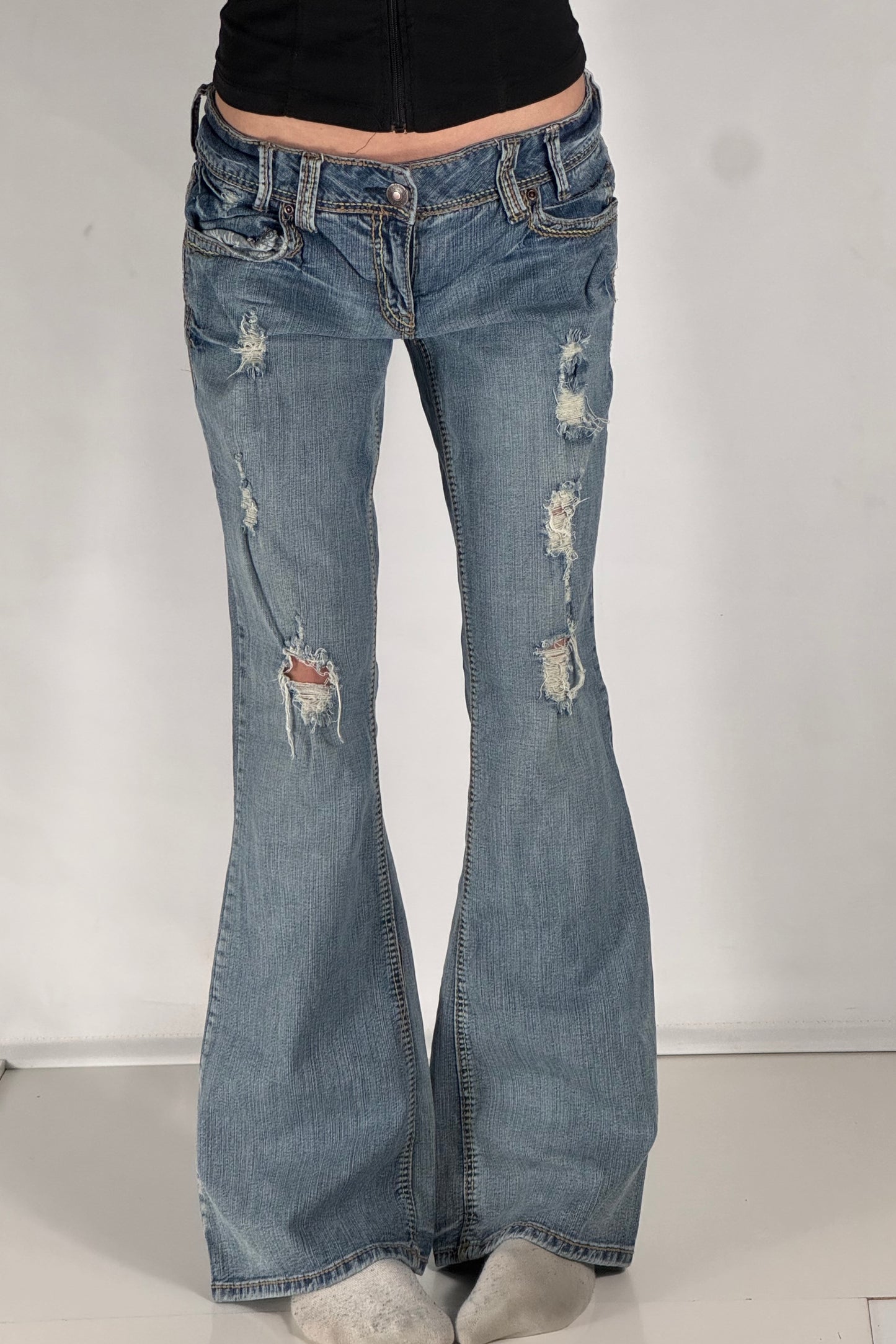 Lågmidjade jeans stl: M