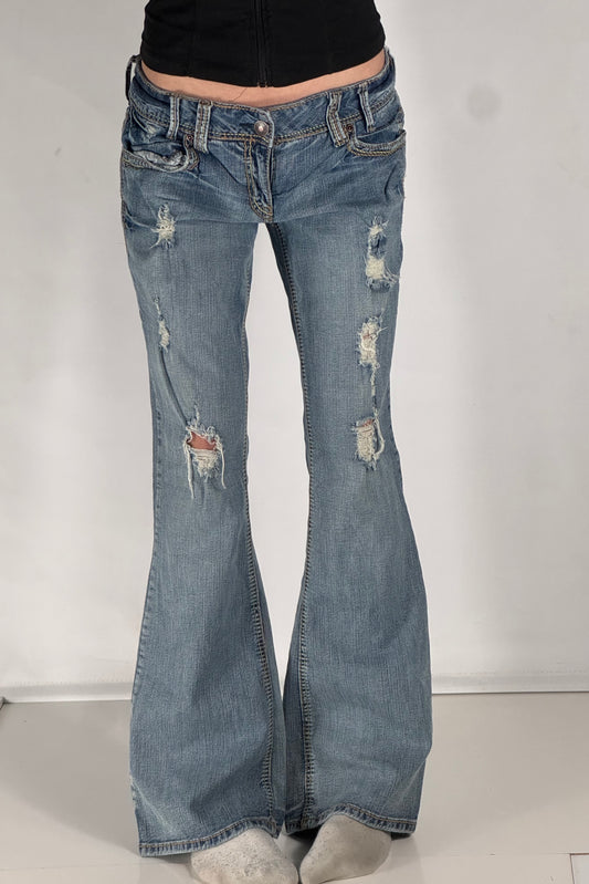 Lågmidjade jeans stl: M