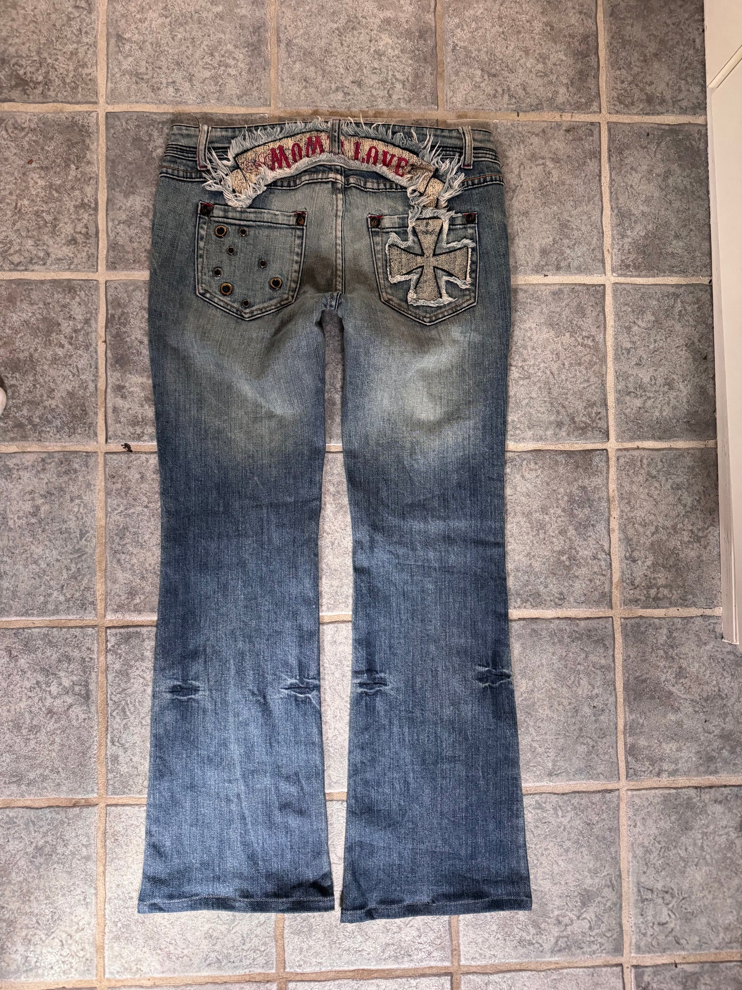 Lågmidjade jeans stl: S