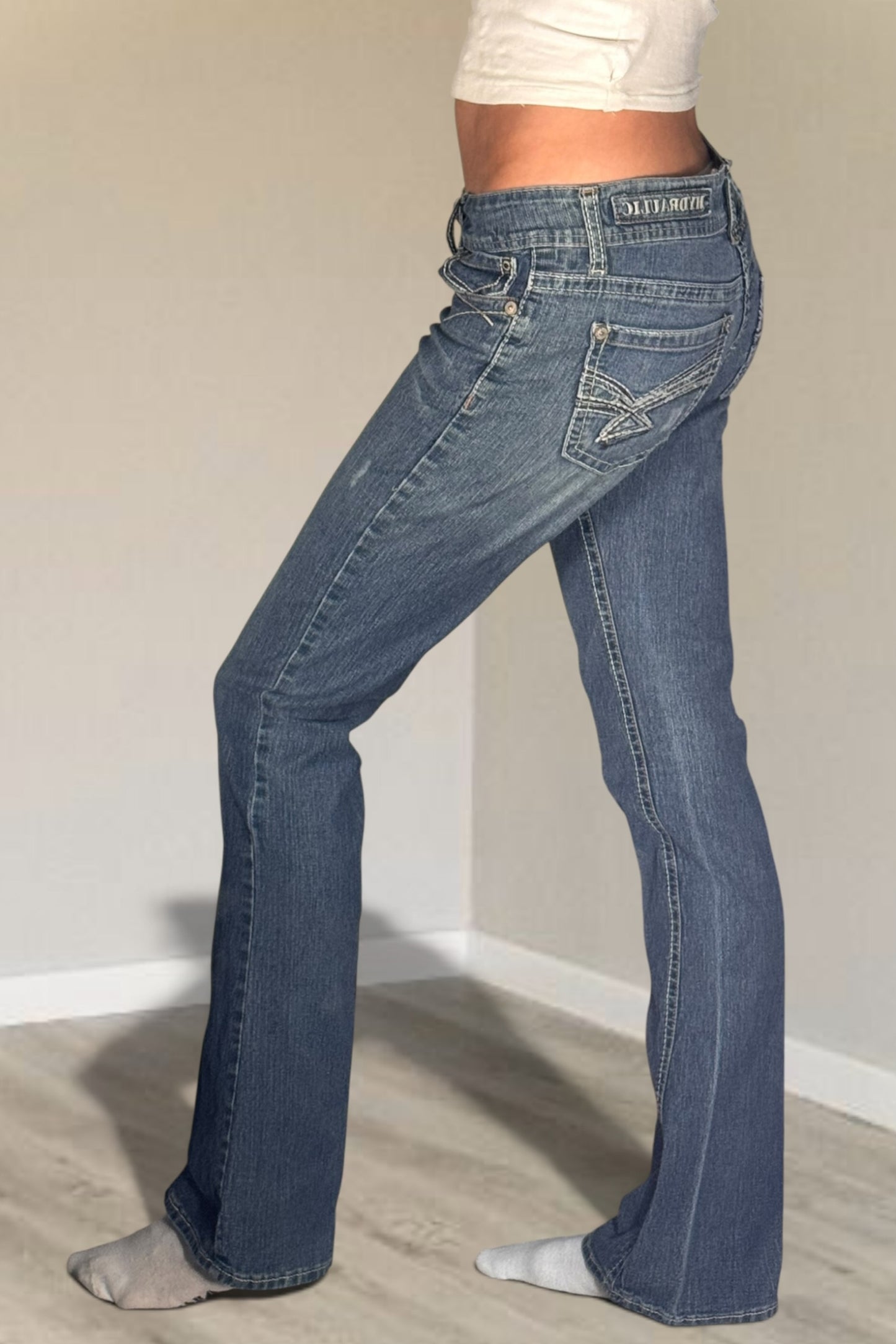 Lågmidjade jeans stl: XS