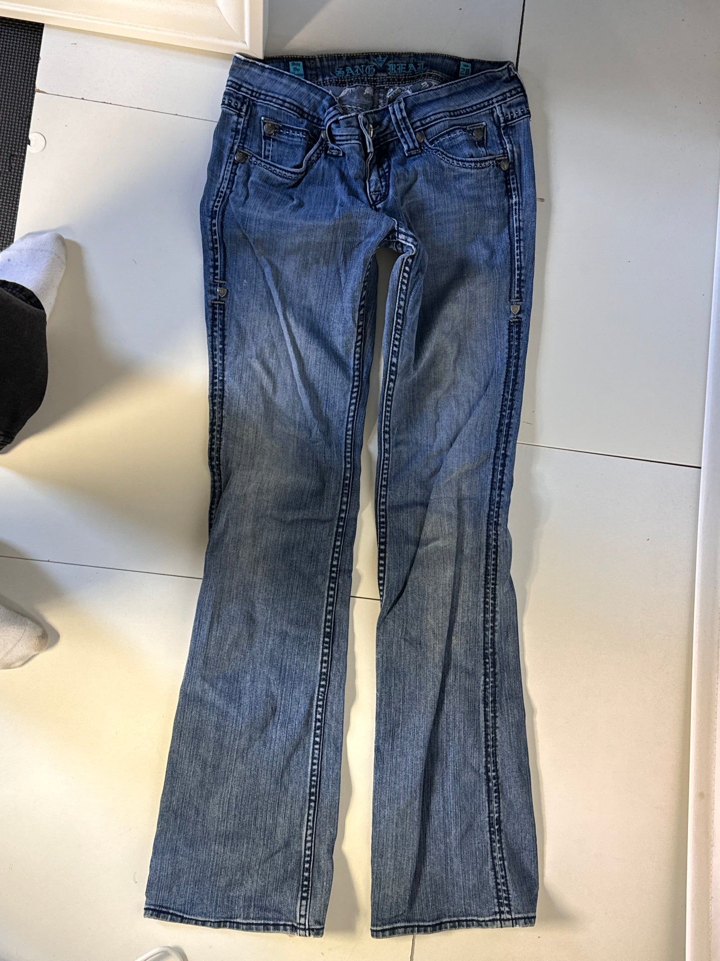 Lågmidjade jeans stl: S