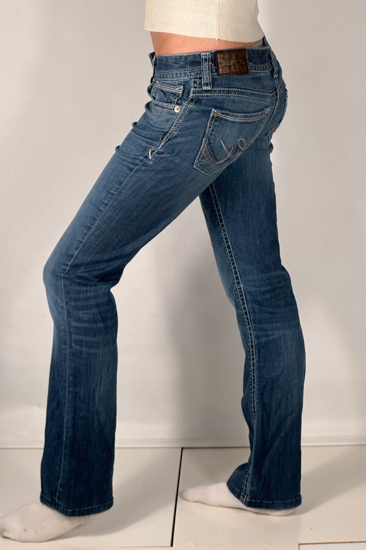 Lågmidjade jeans stl: S