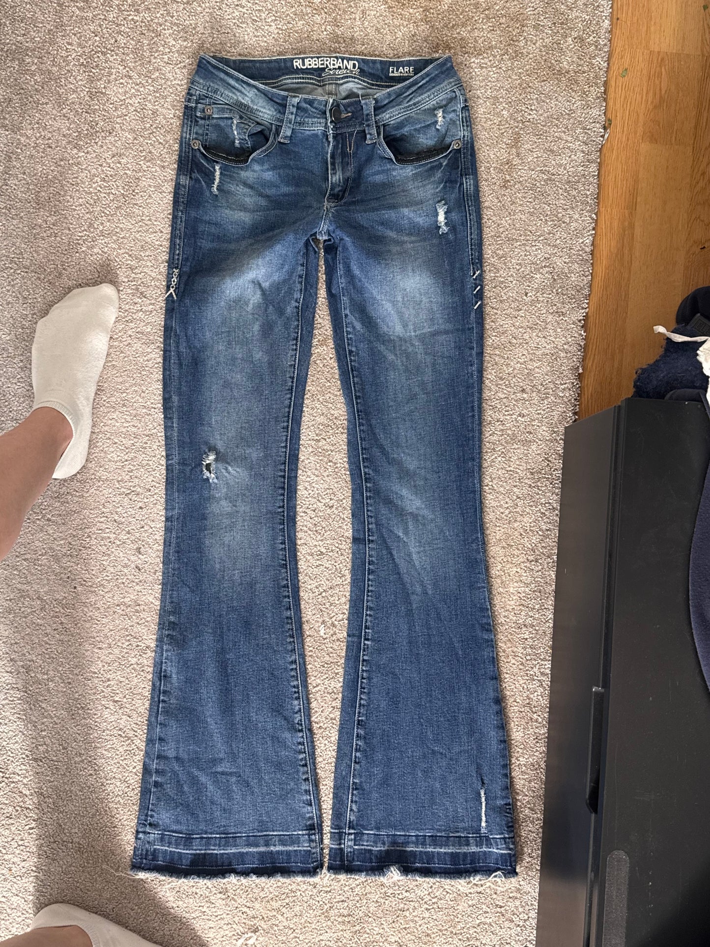 Lågmidjade jeans stl: XS