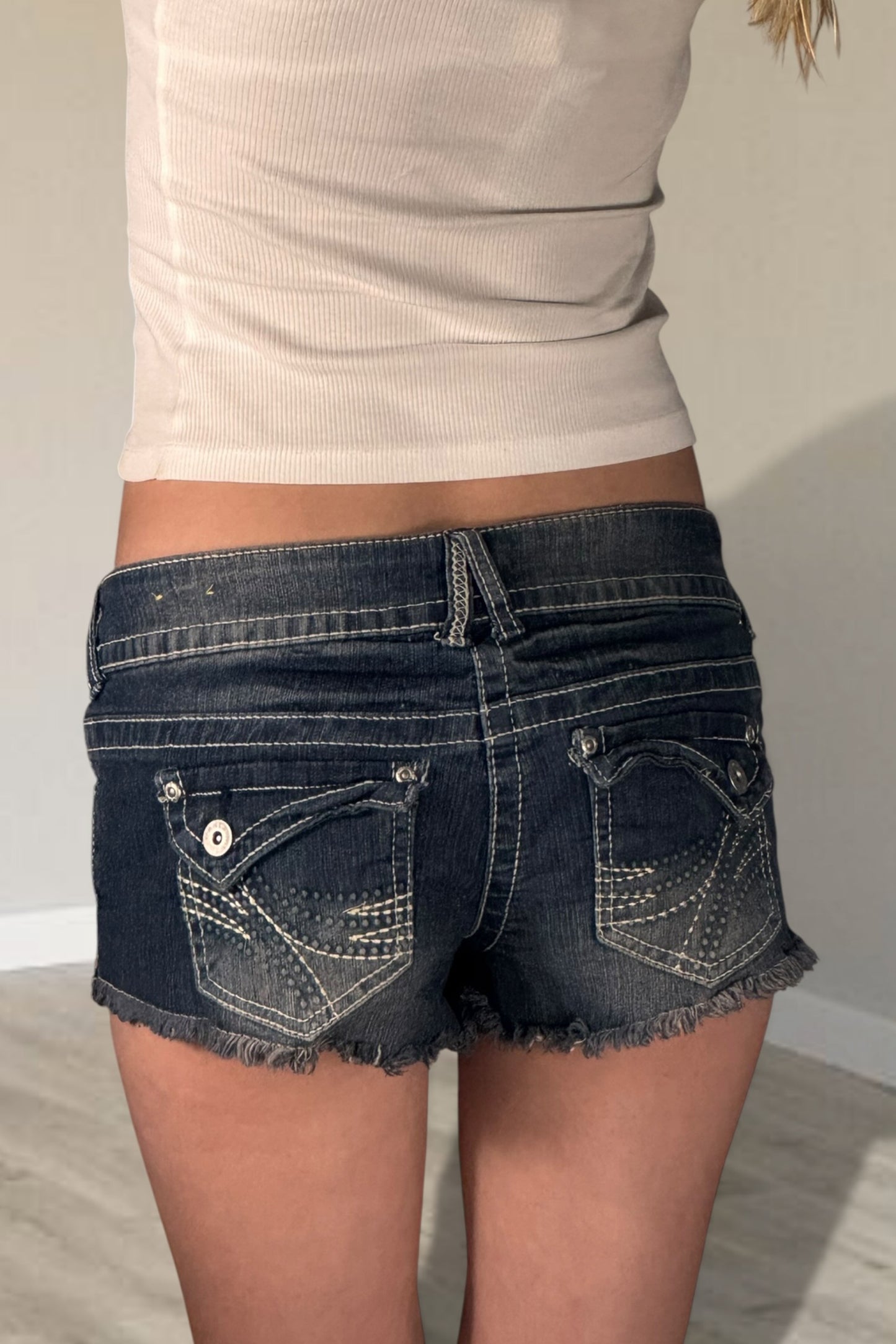 Denim shorts size: S