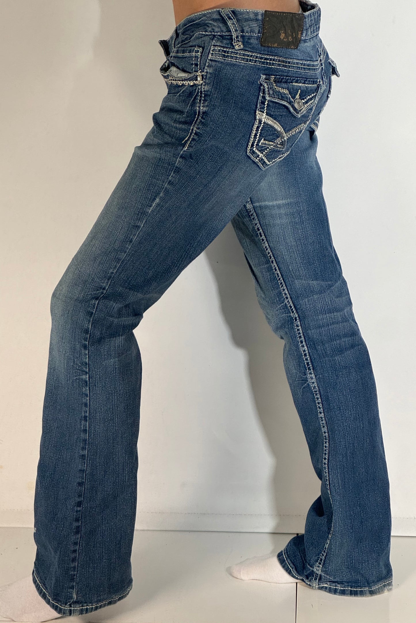 Lågmidjade jeans stl: M