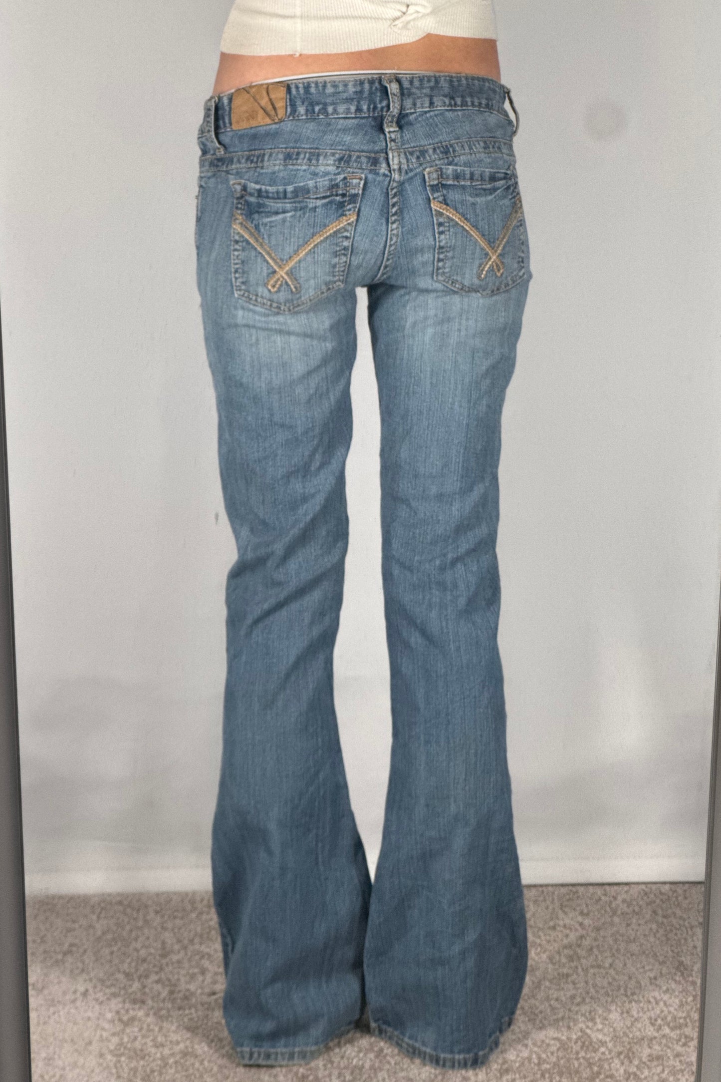 Lågmidjade jeans stl: S