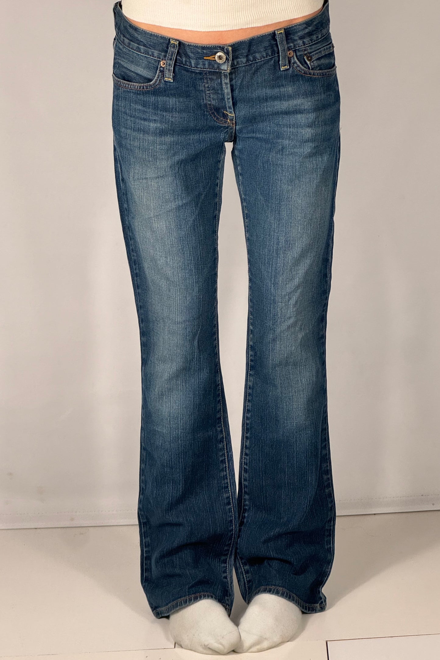 Lavtaljede jeans str: S