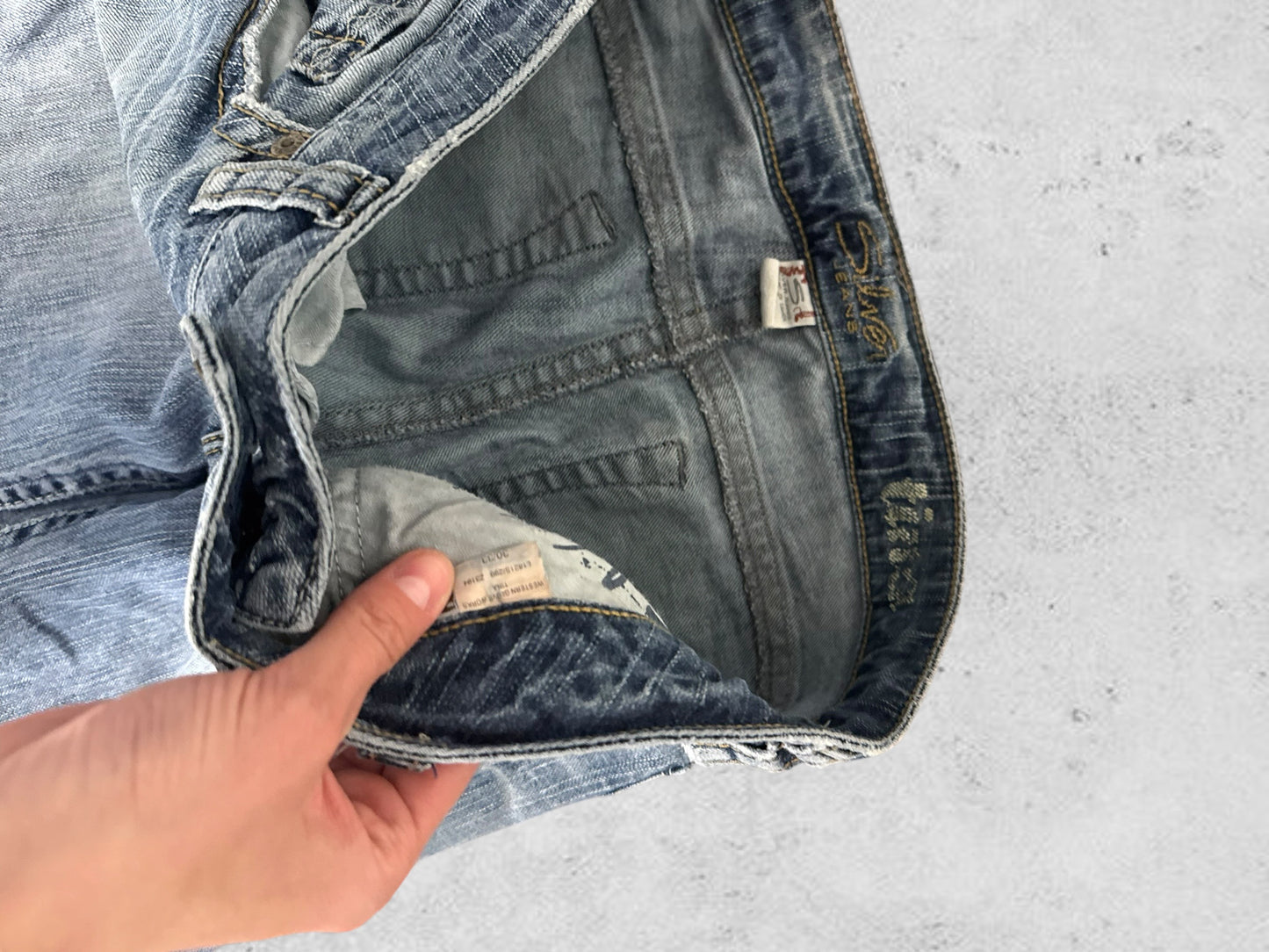 Lågmidjade jeans stl: M