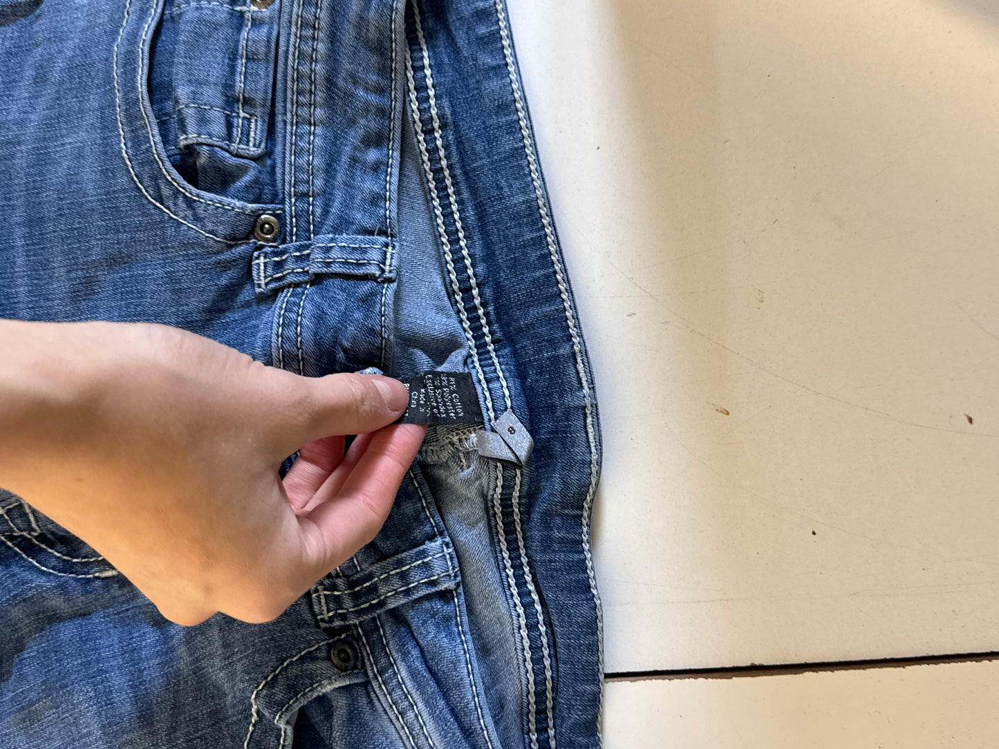 Lågmidjade jeans stl: S