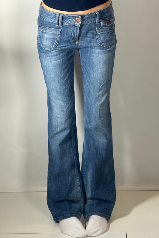 Lågmidjade jeans stl: S