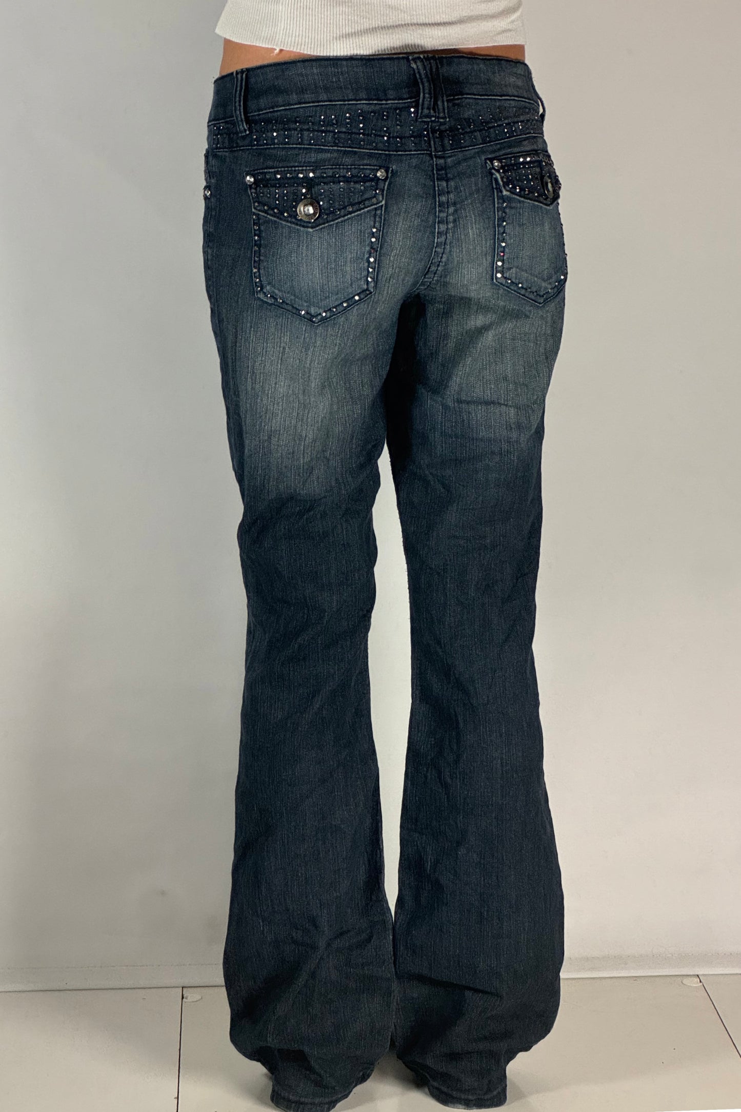 Lågmidjade jeans stl: S