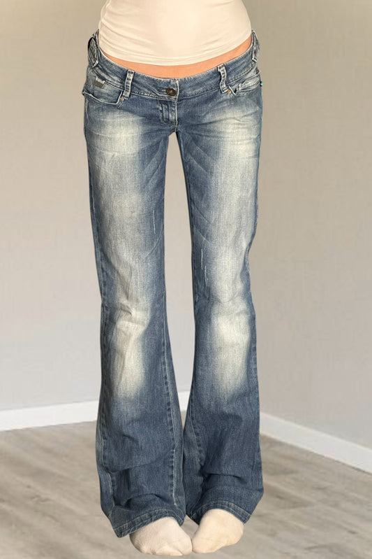 Lågmidjade jeans stl: S/M