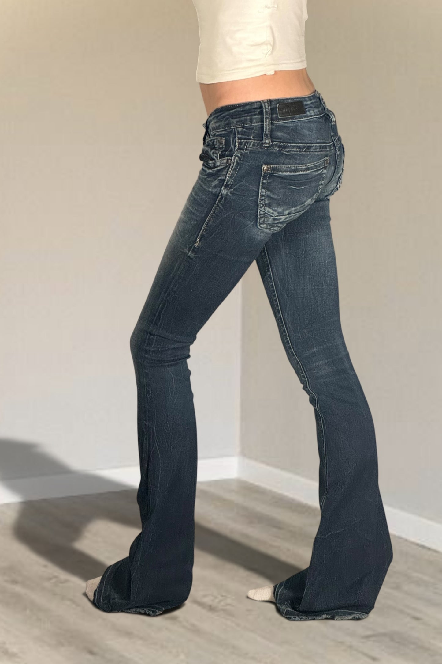 Lågmidjade jeans stl: XS