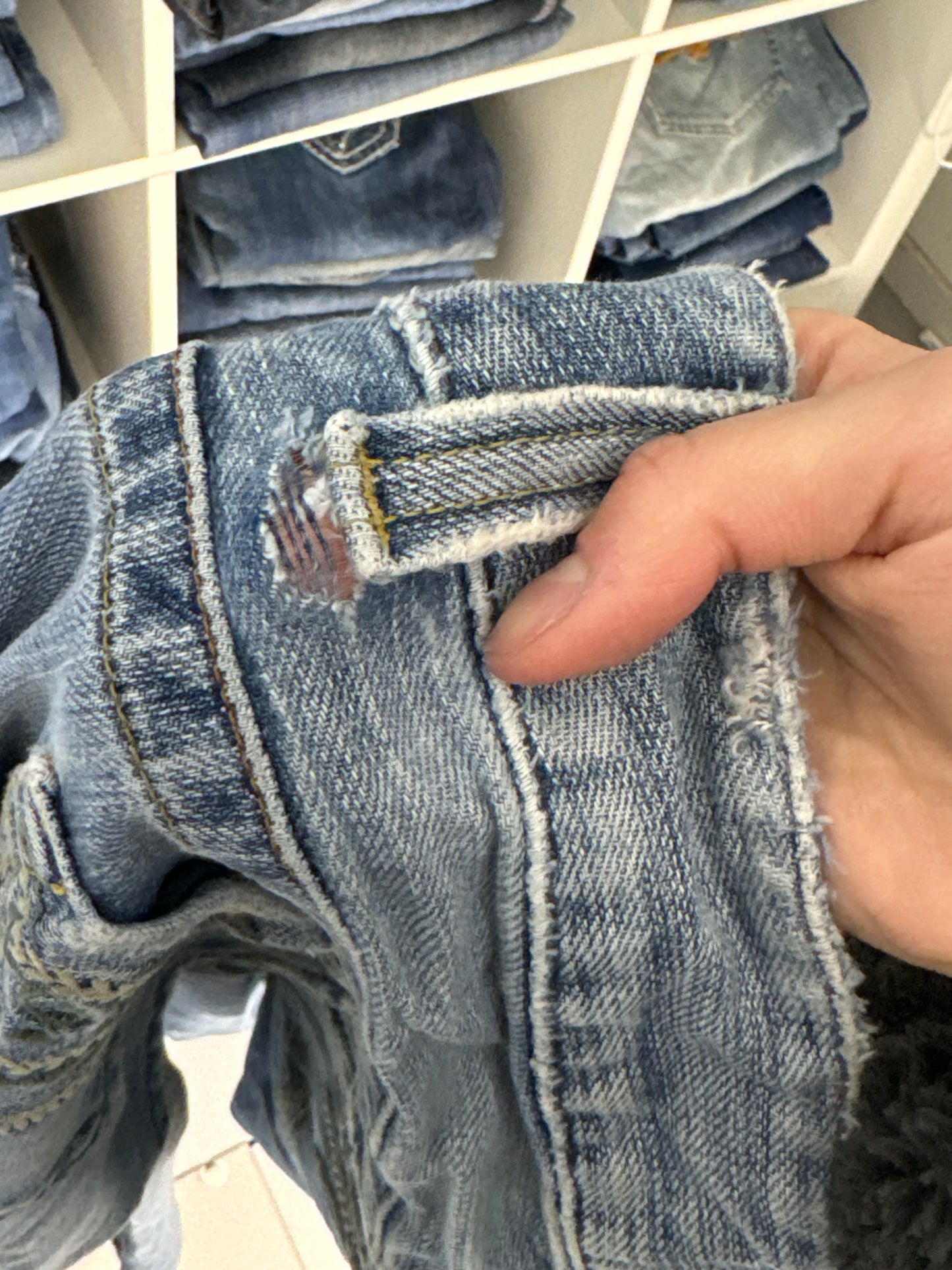 Lågmidjade jeans stl: S