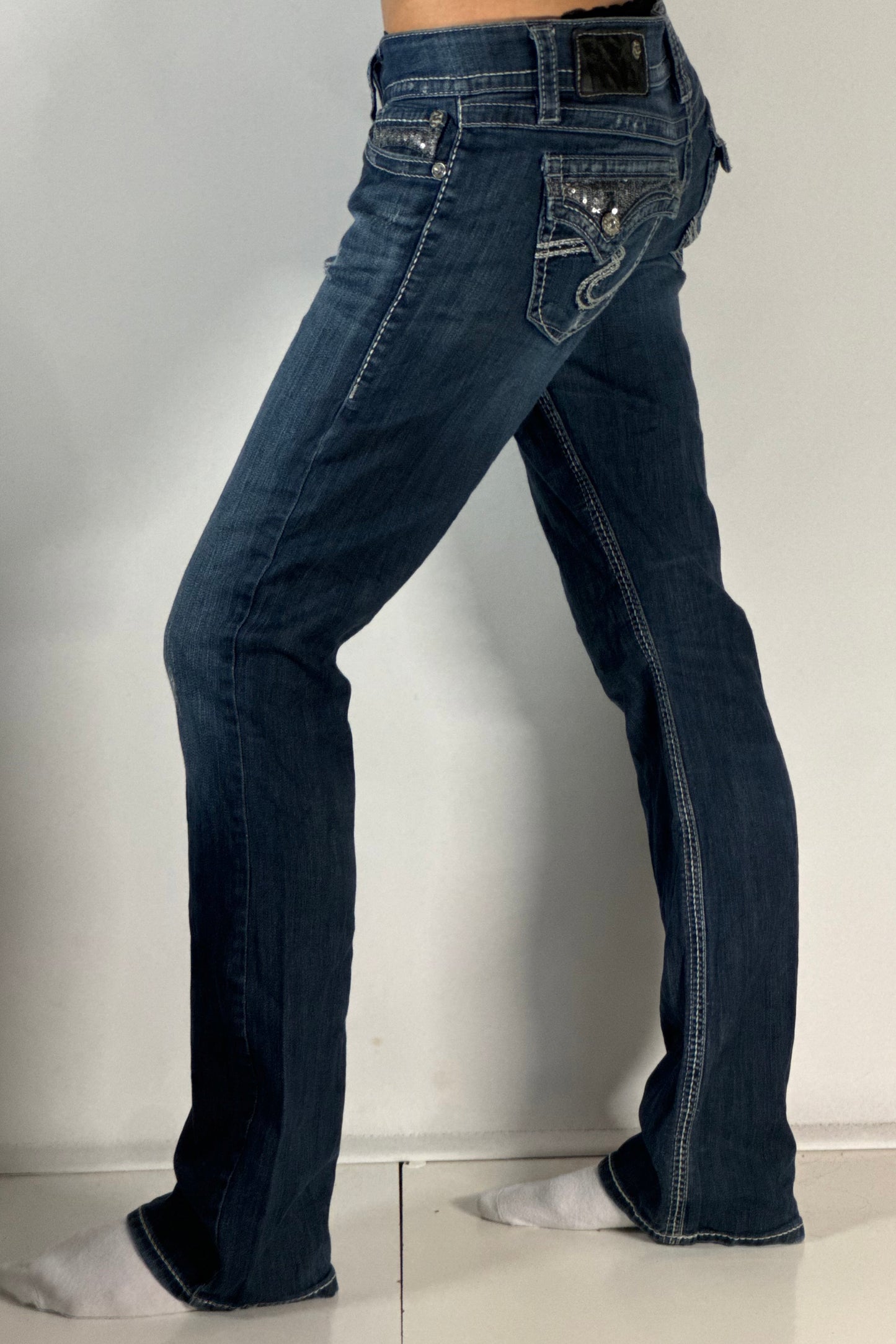 Lågmidjade jeans stl: S/M