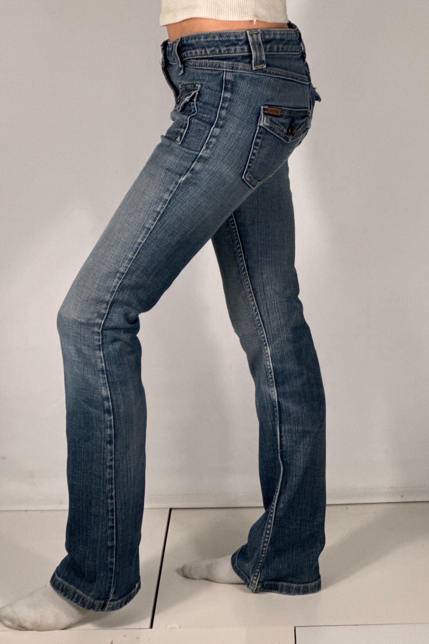Lavt-sittende jeans str: XS