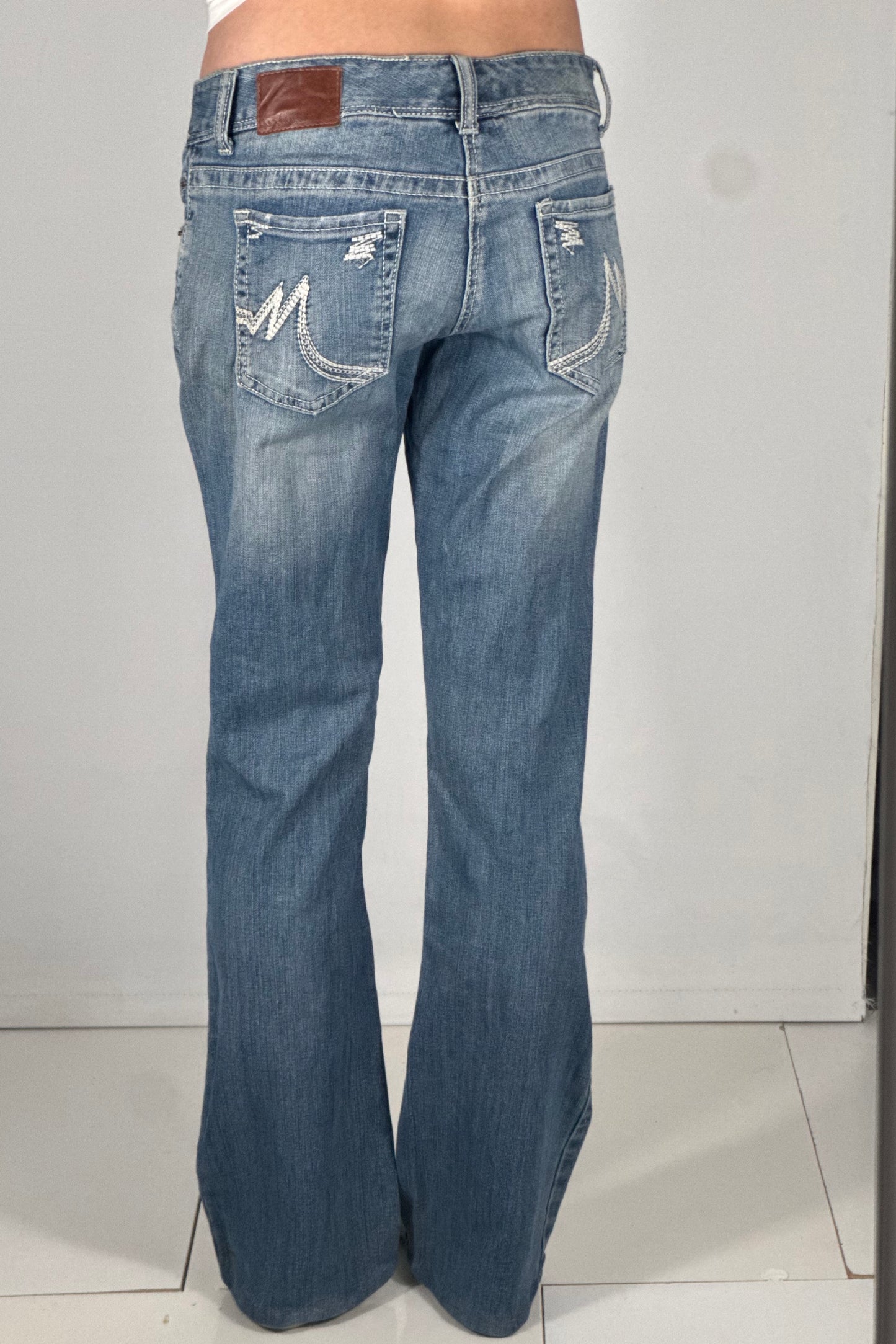 Lågmidjade jeans stl: S