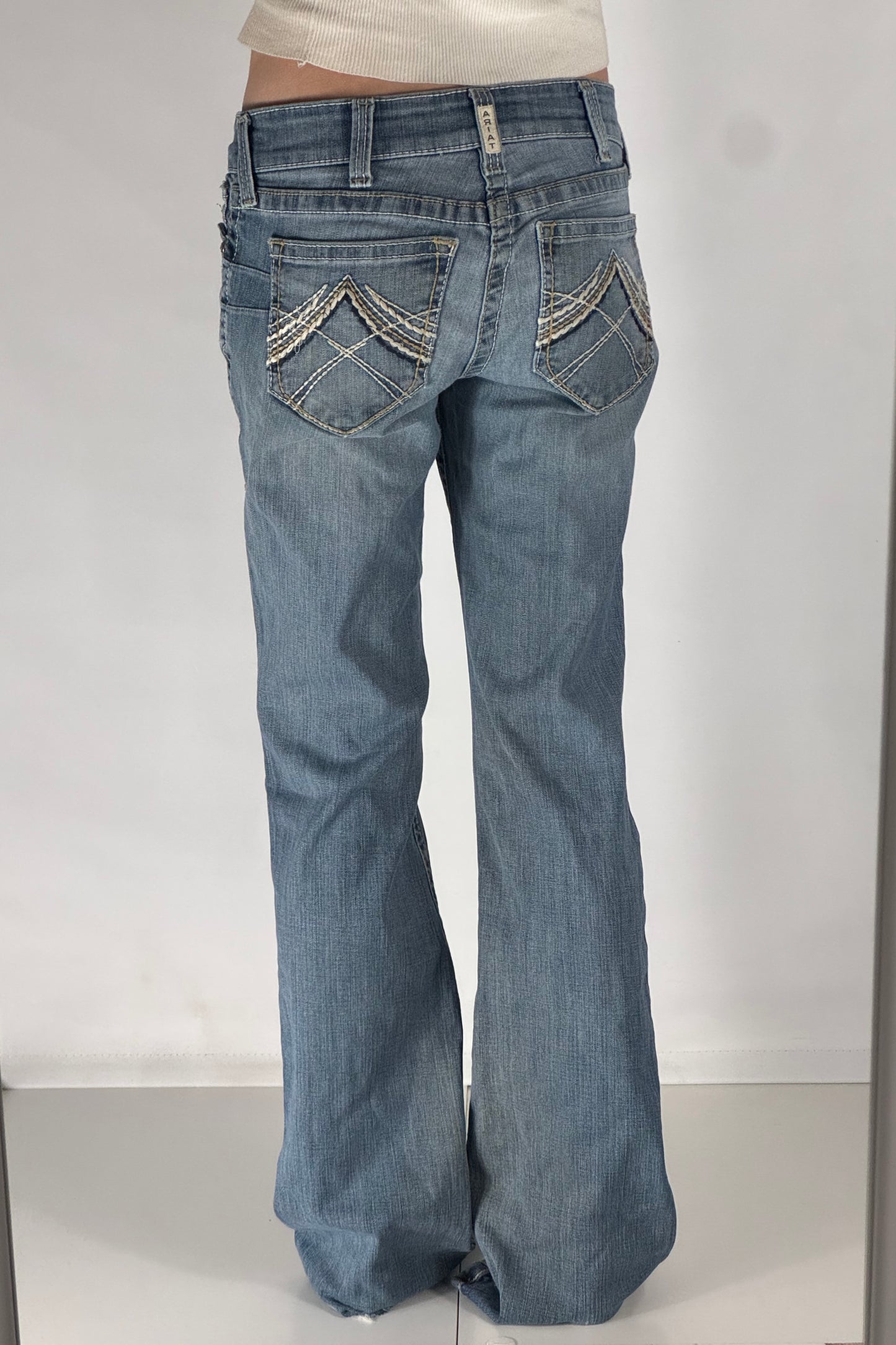 Lågmidjade jeans stl: S