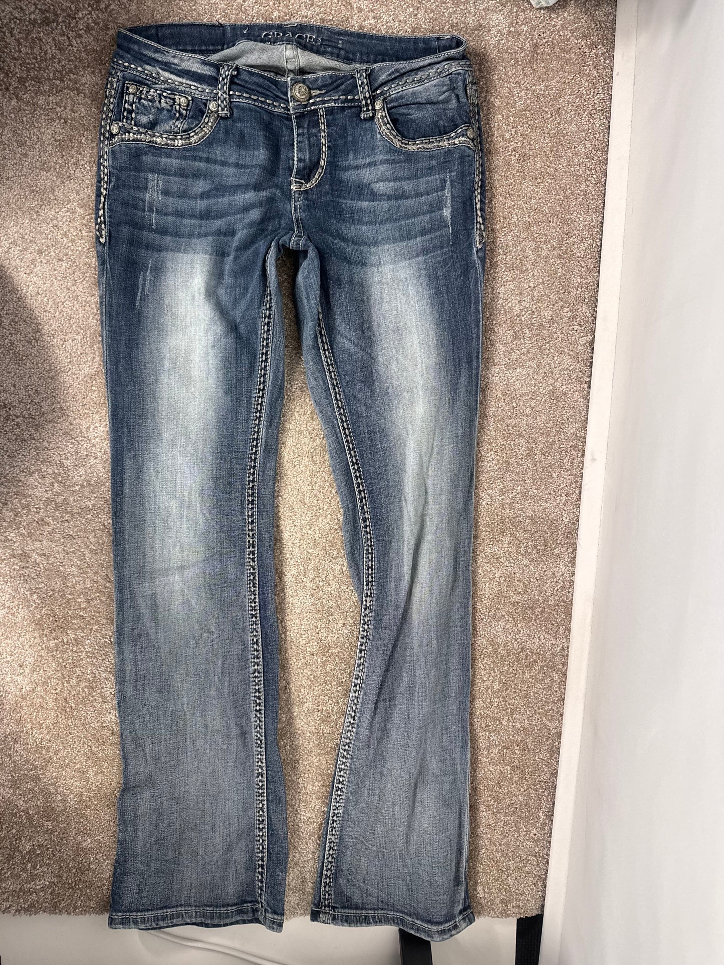 Lågmidjade jeans stl: M