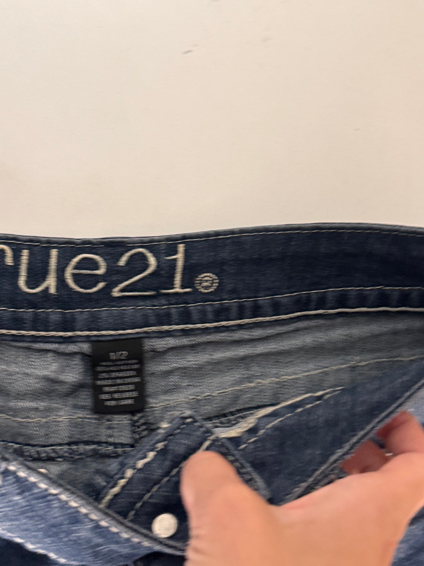 Denim shorts size: S