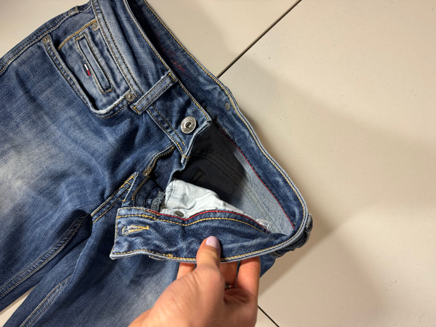 Lågmidjade jeans stl: XS