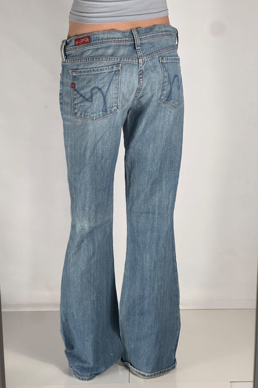 Lavtaljede jeans str: M