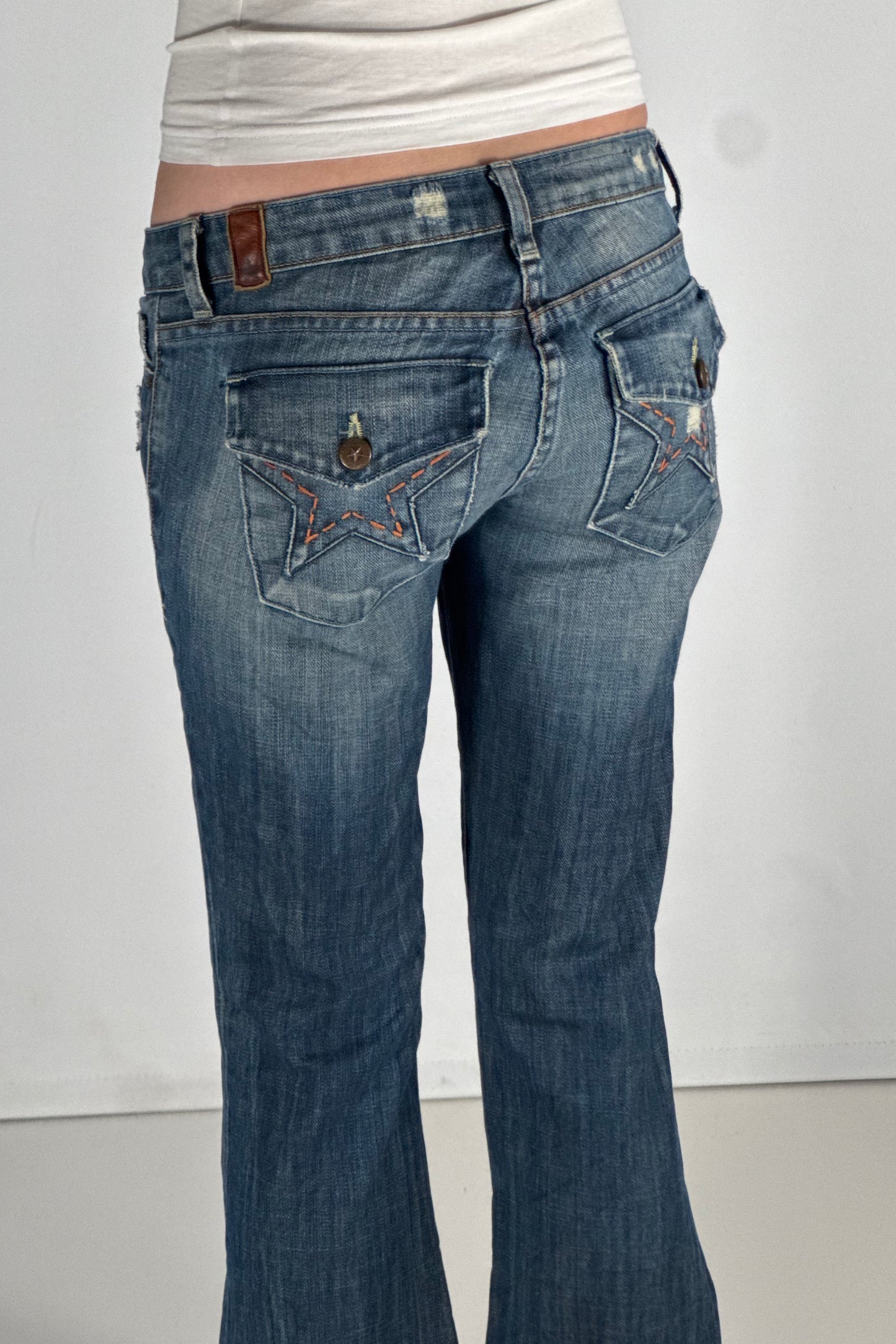 Lågmidjade jeans stl: XS