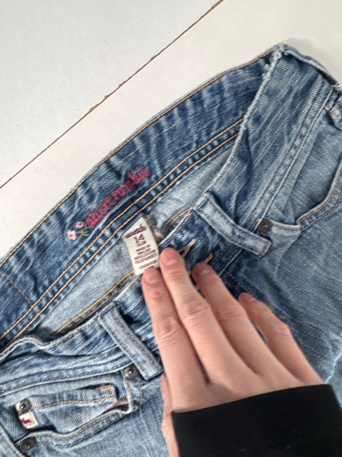 Lavtaljede jeans str: XXXS