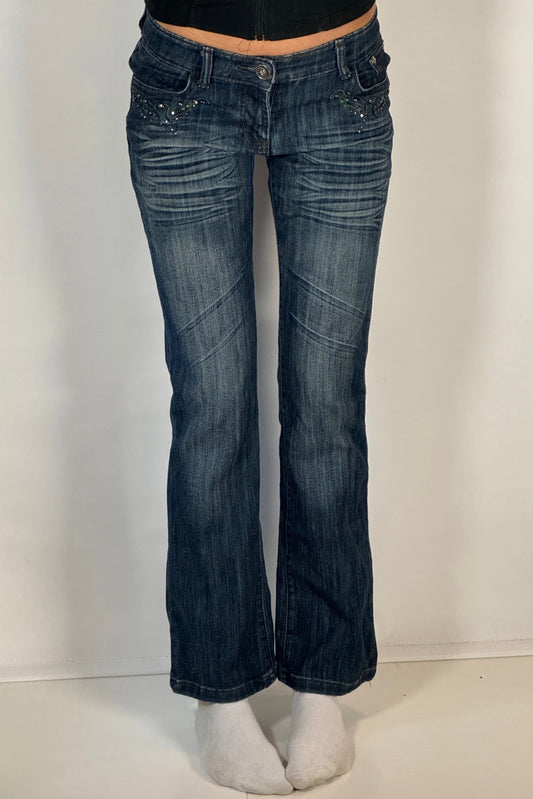 Lågmidjade jeans stl: XXS