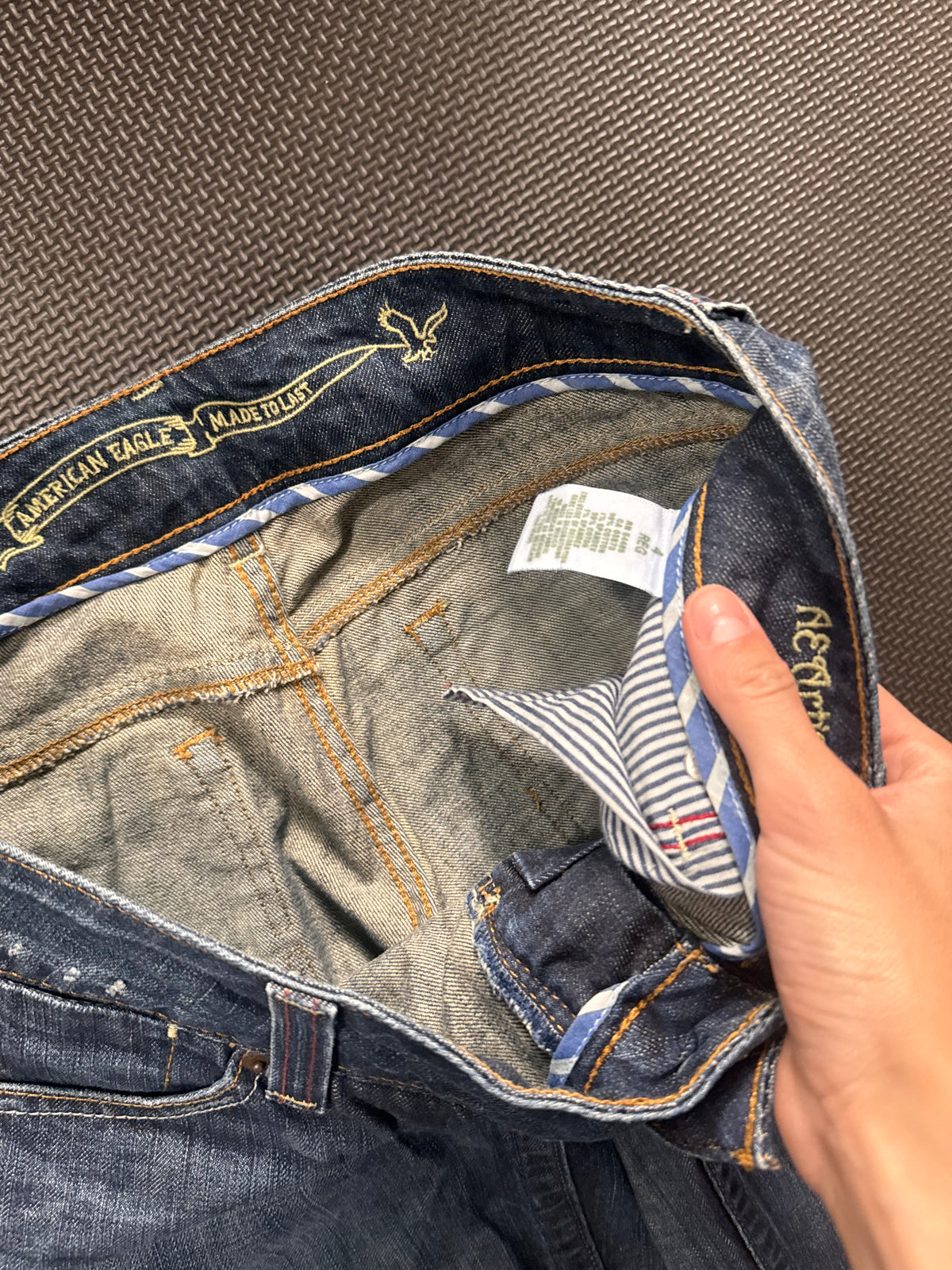 Lågmidjade jeans stl: S