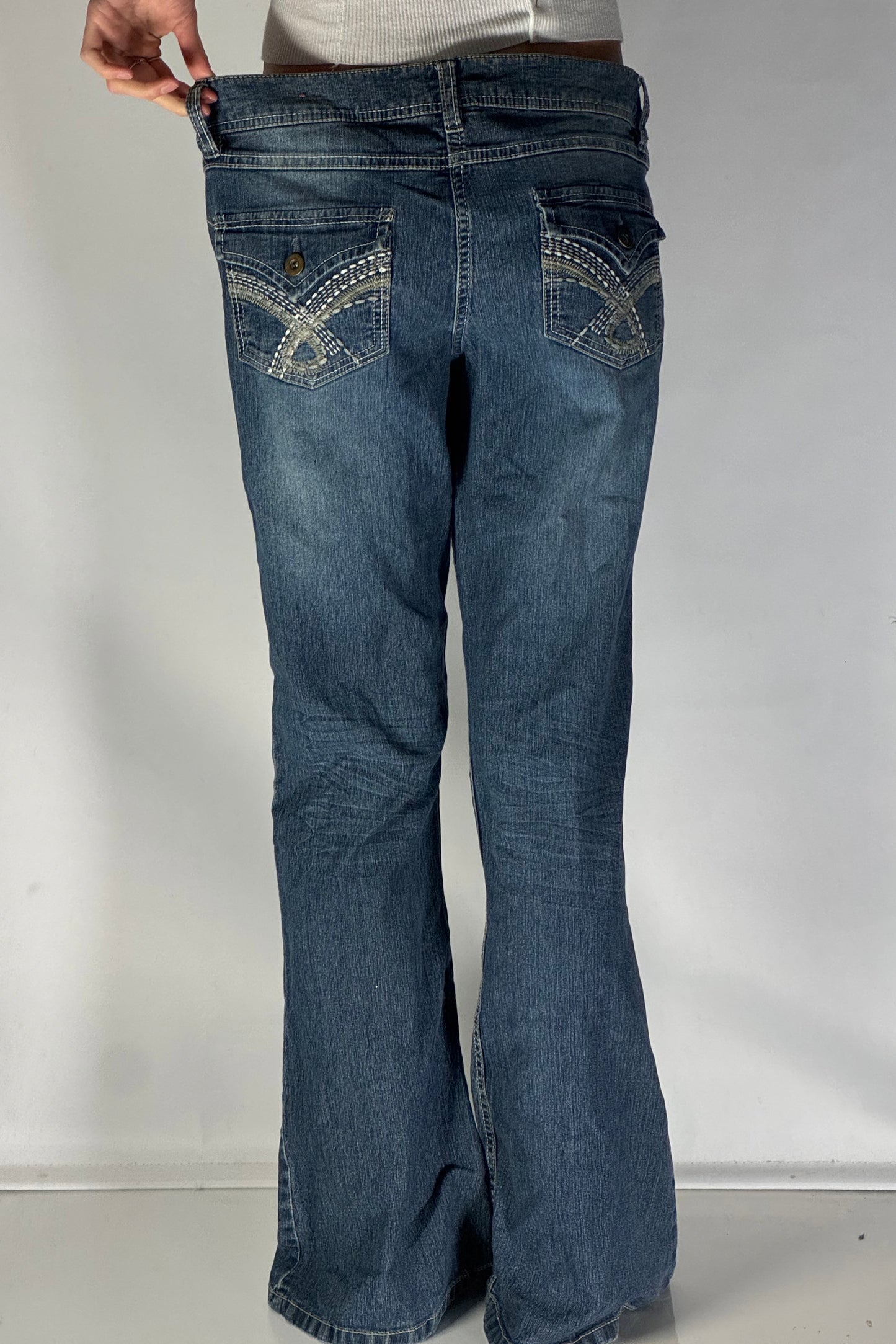 Lågmidjade jeans stl: M