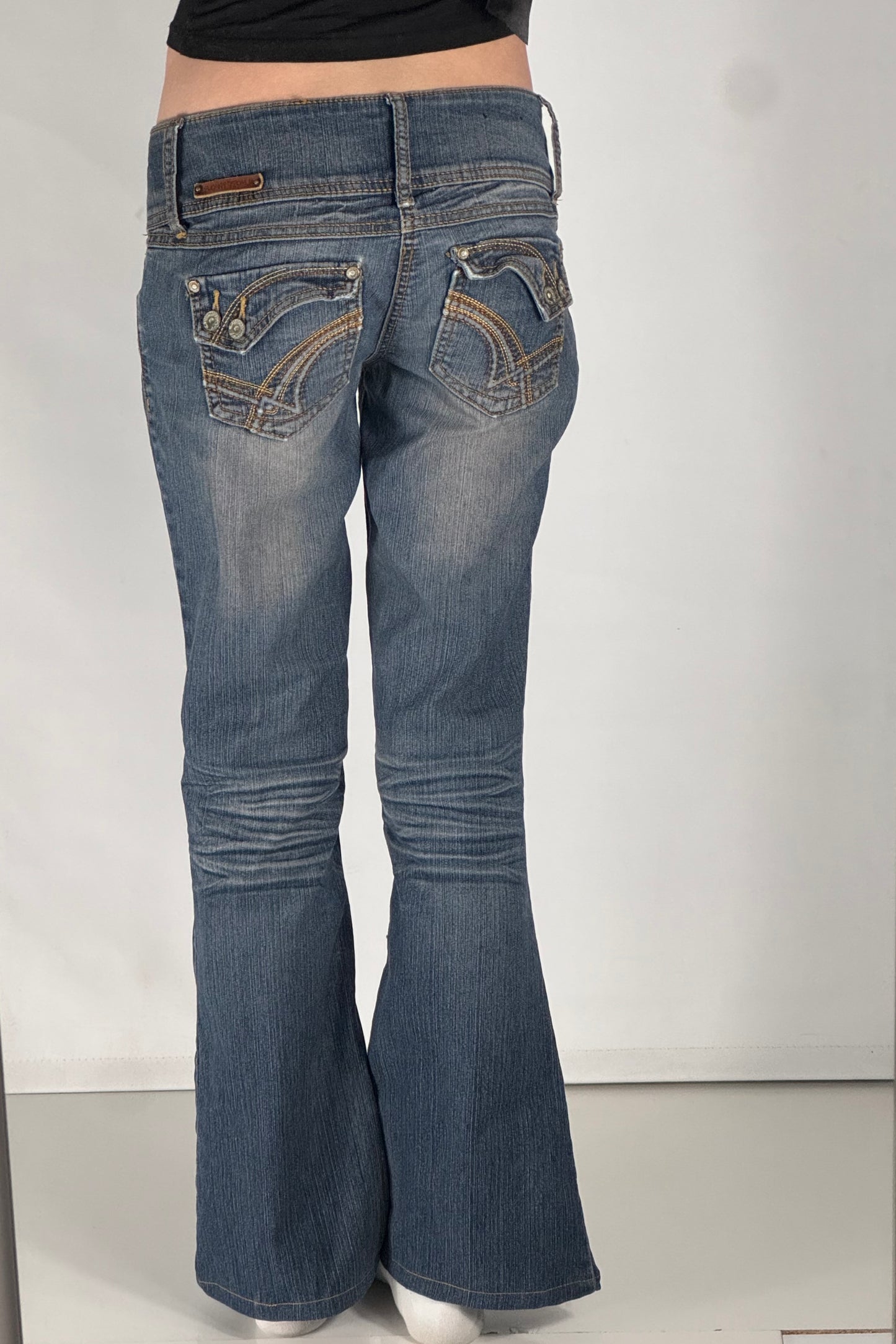 Lågmidjade jeans stl: S
